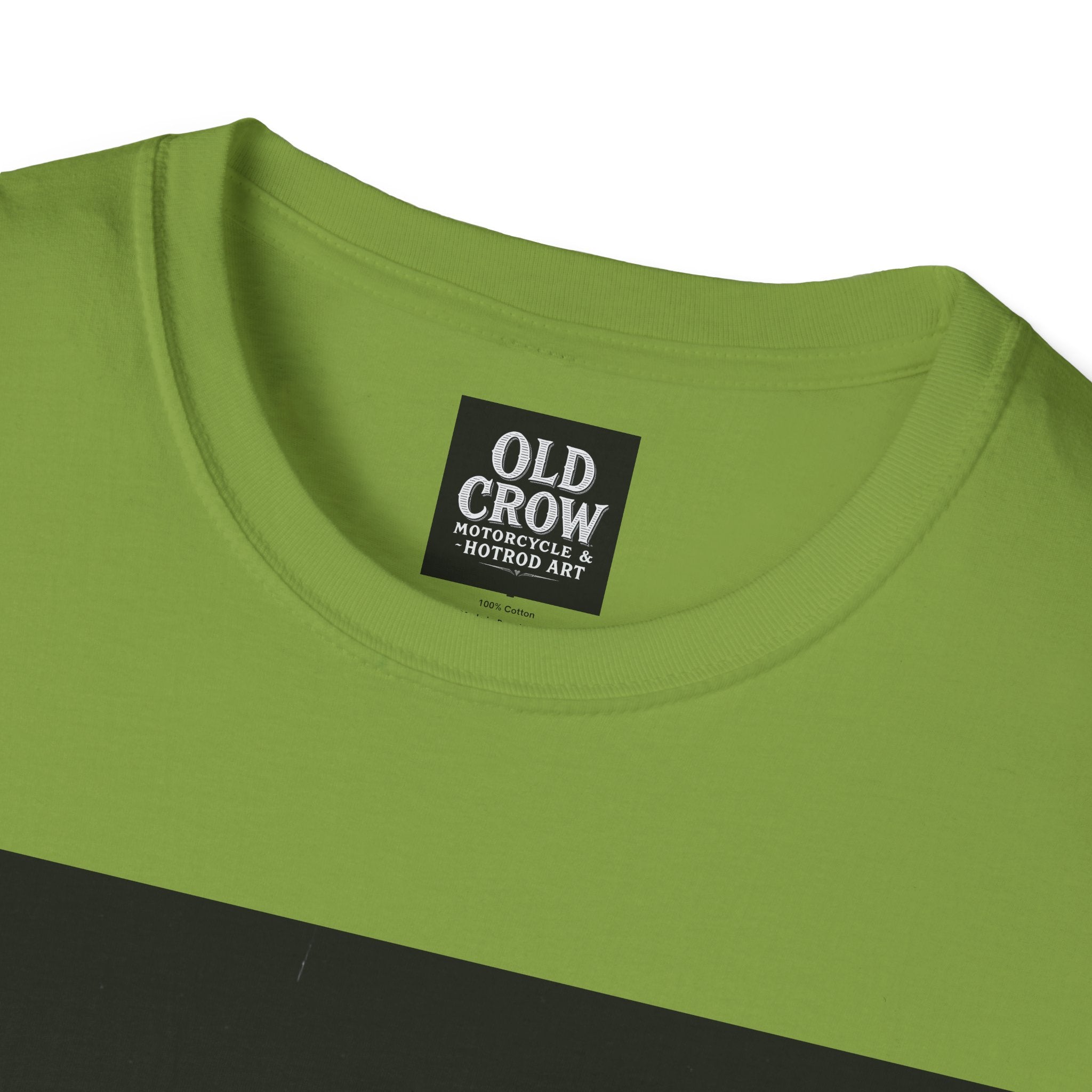 Old Crow Motorcycle & Hotrod Art  T-Shirt