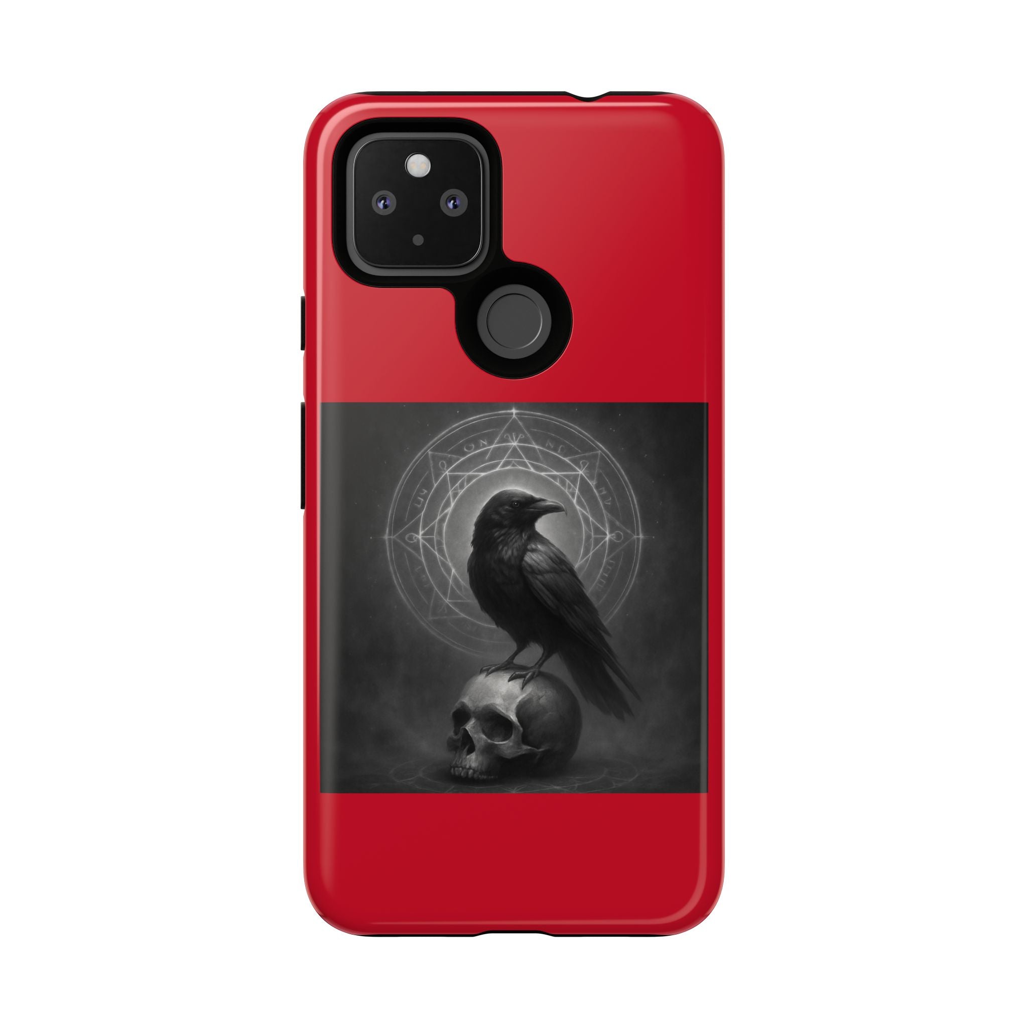 Occult Raven Sigil & Skull Art Cases