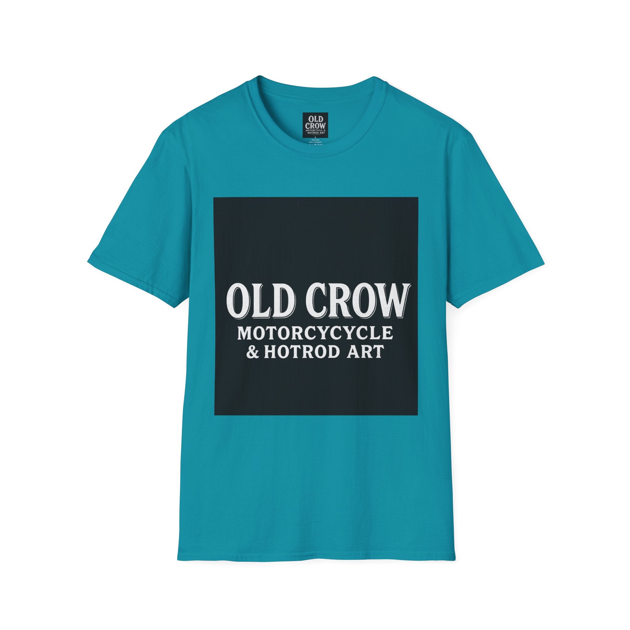 Old Crow Motorcycle & Hotrod Art  T-Shirt