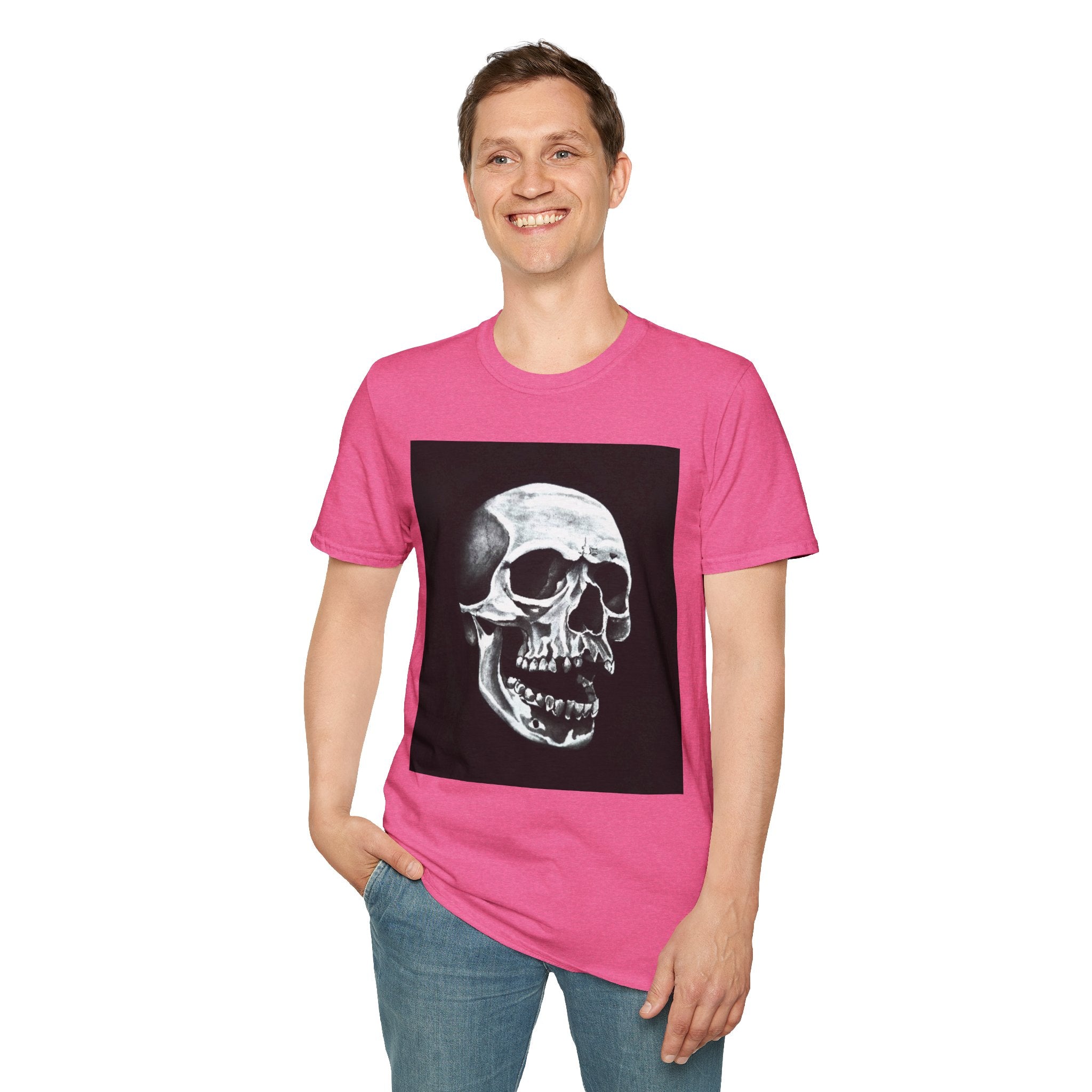 Skull of Shadows Softstyle T-Shirt, classic skull