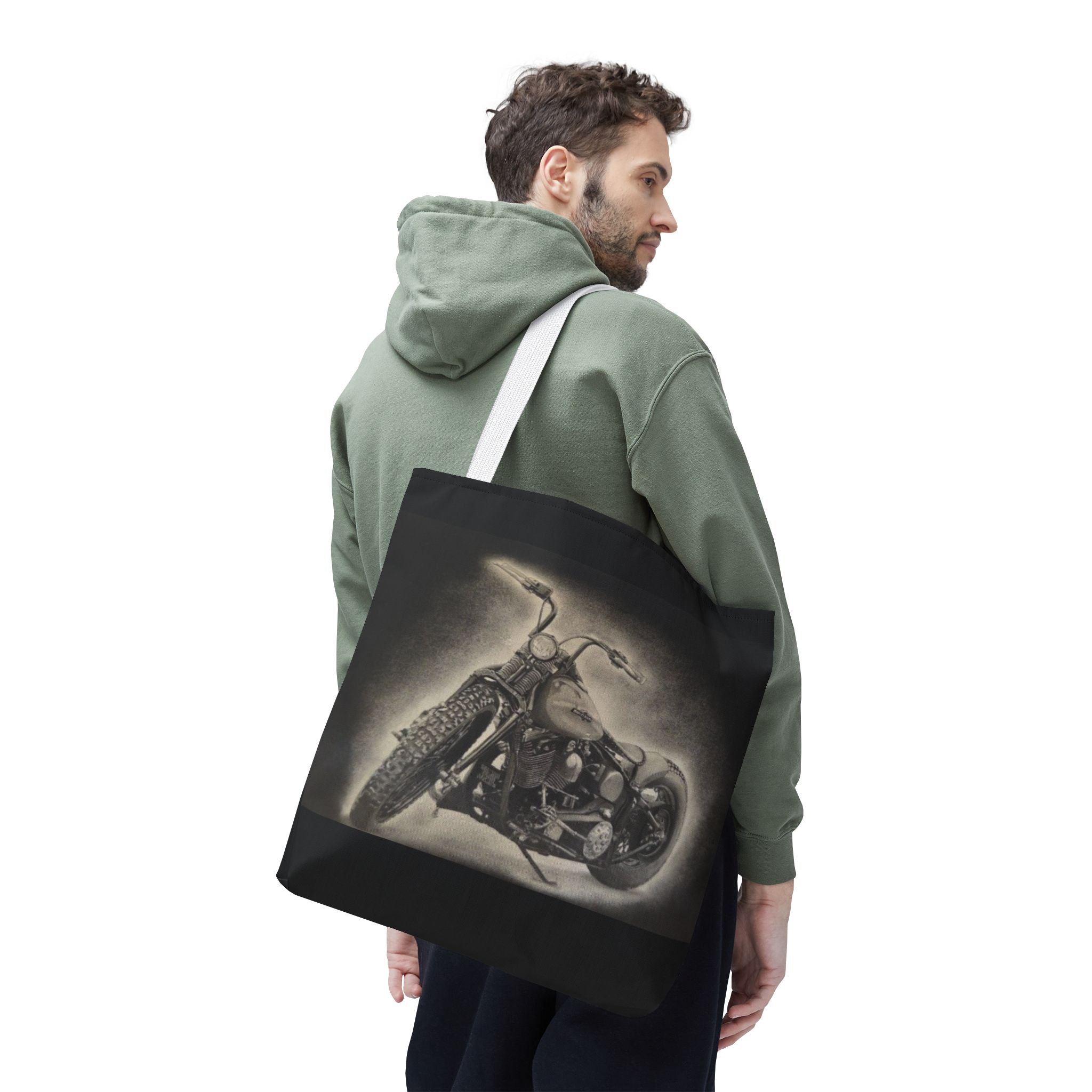 Chrome Shadow Tote Bag