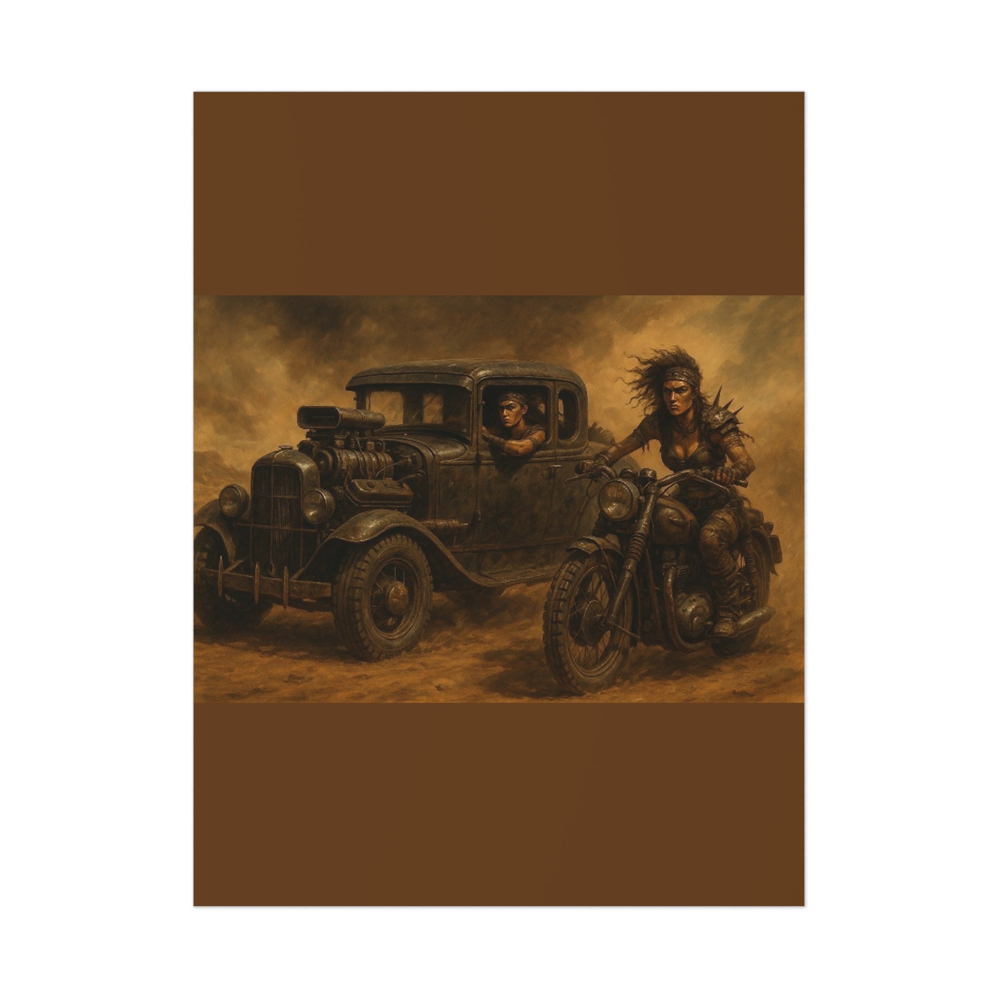 Full Throttle Fury Art Print, Uncoated Poster for Home Decor