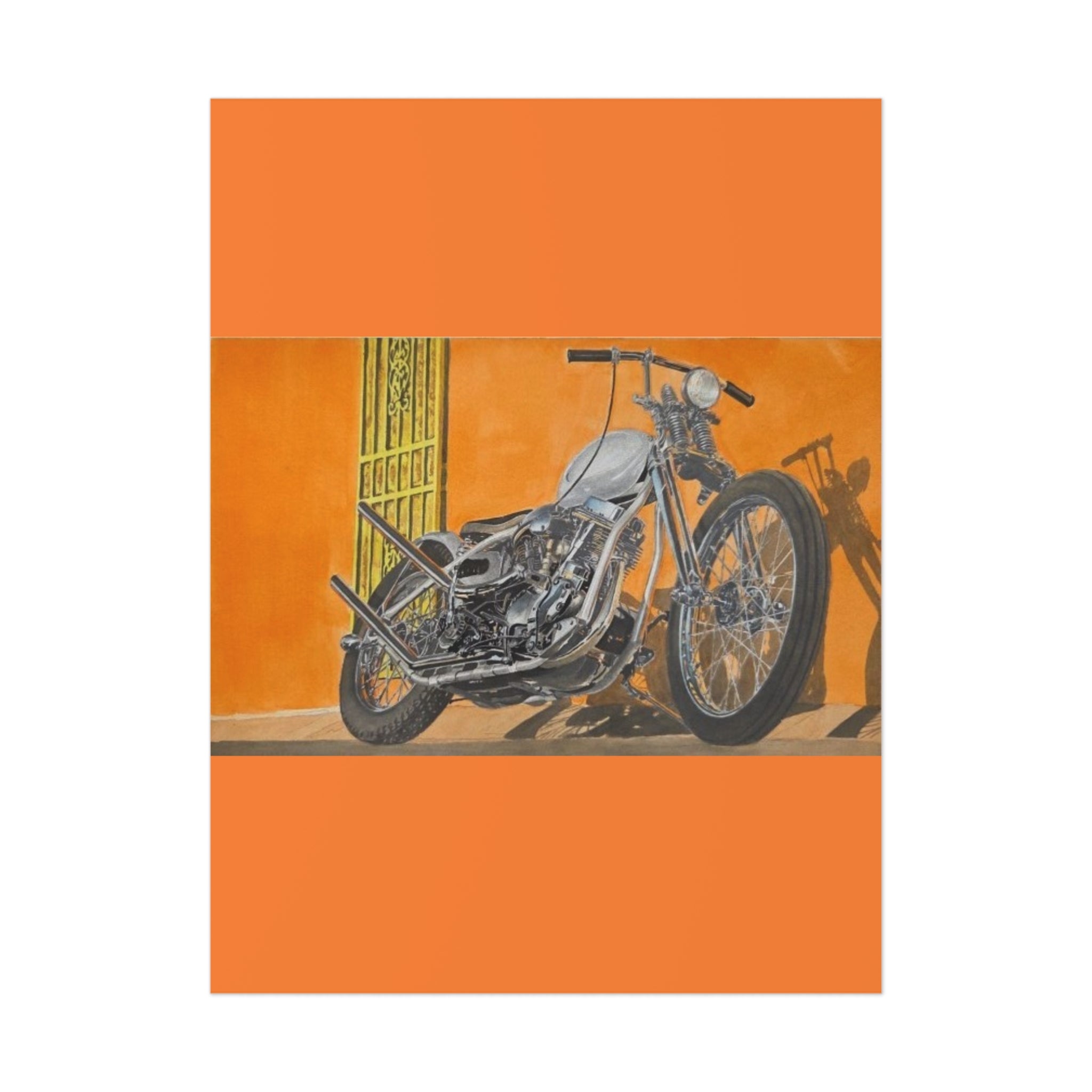 Steel Shadows  Art Print