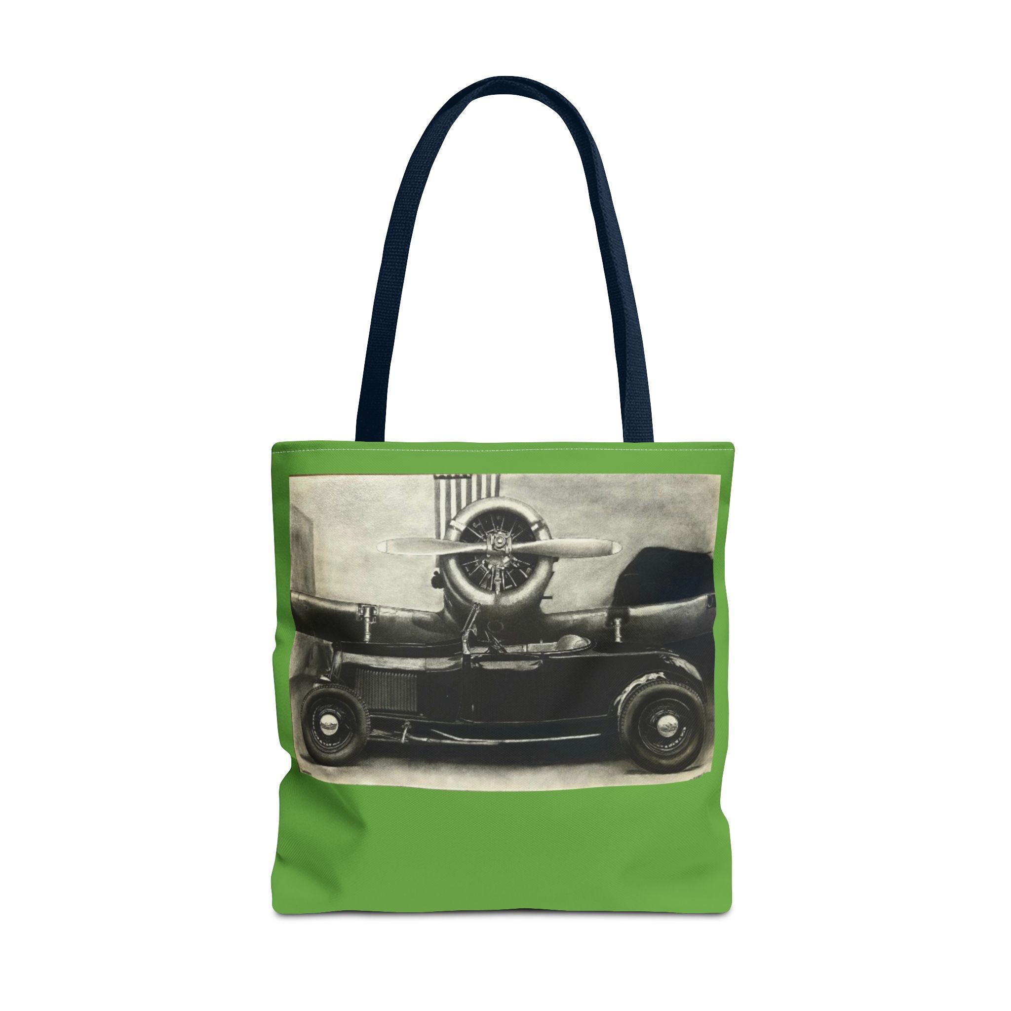 Wings Over Wheels Tote Bag