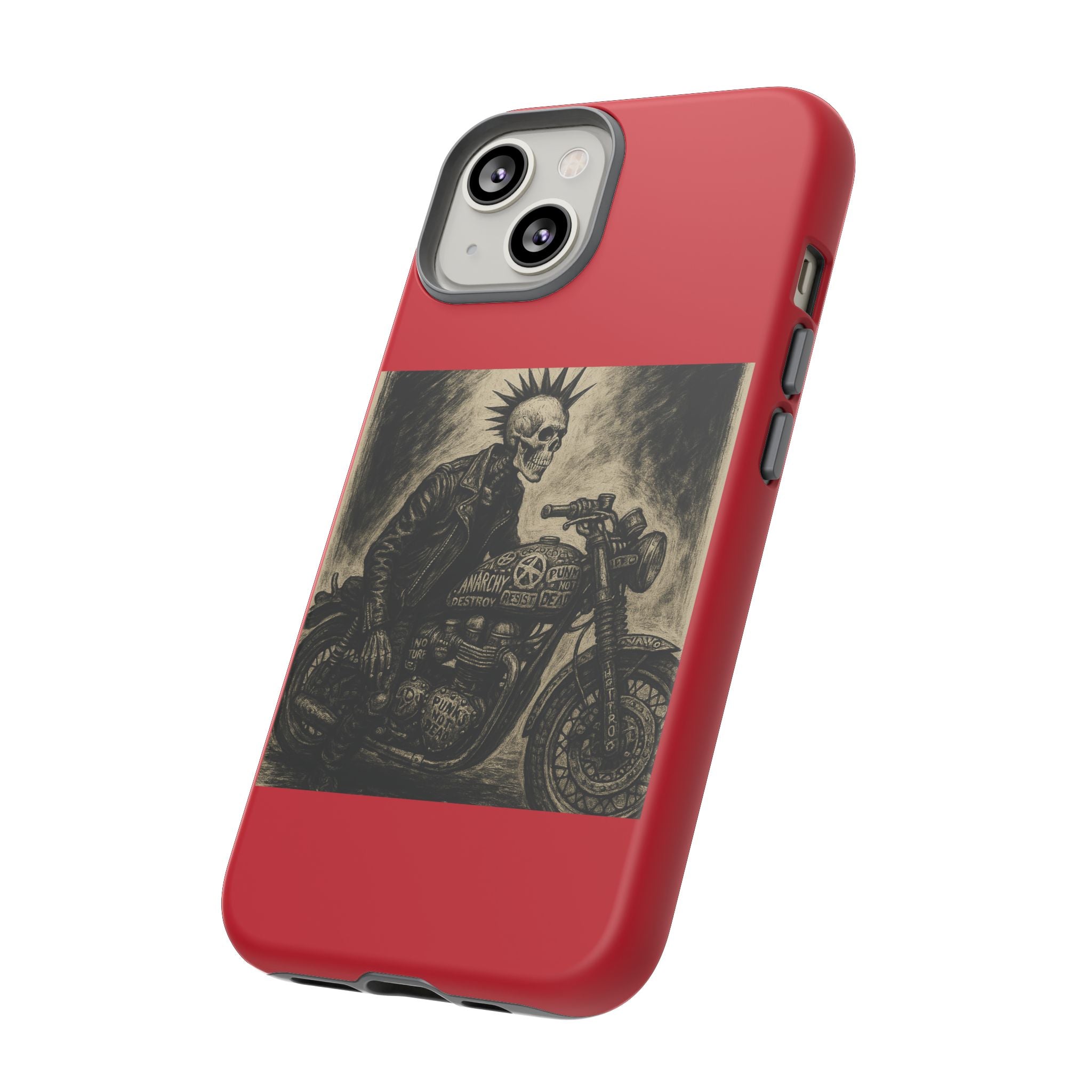 Gothic Punk Biker Skeleton Cases