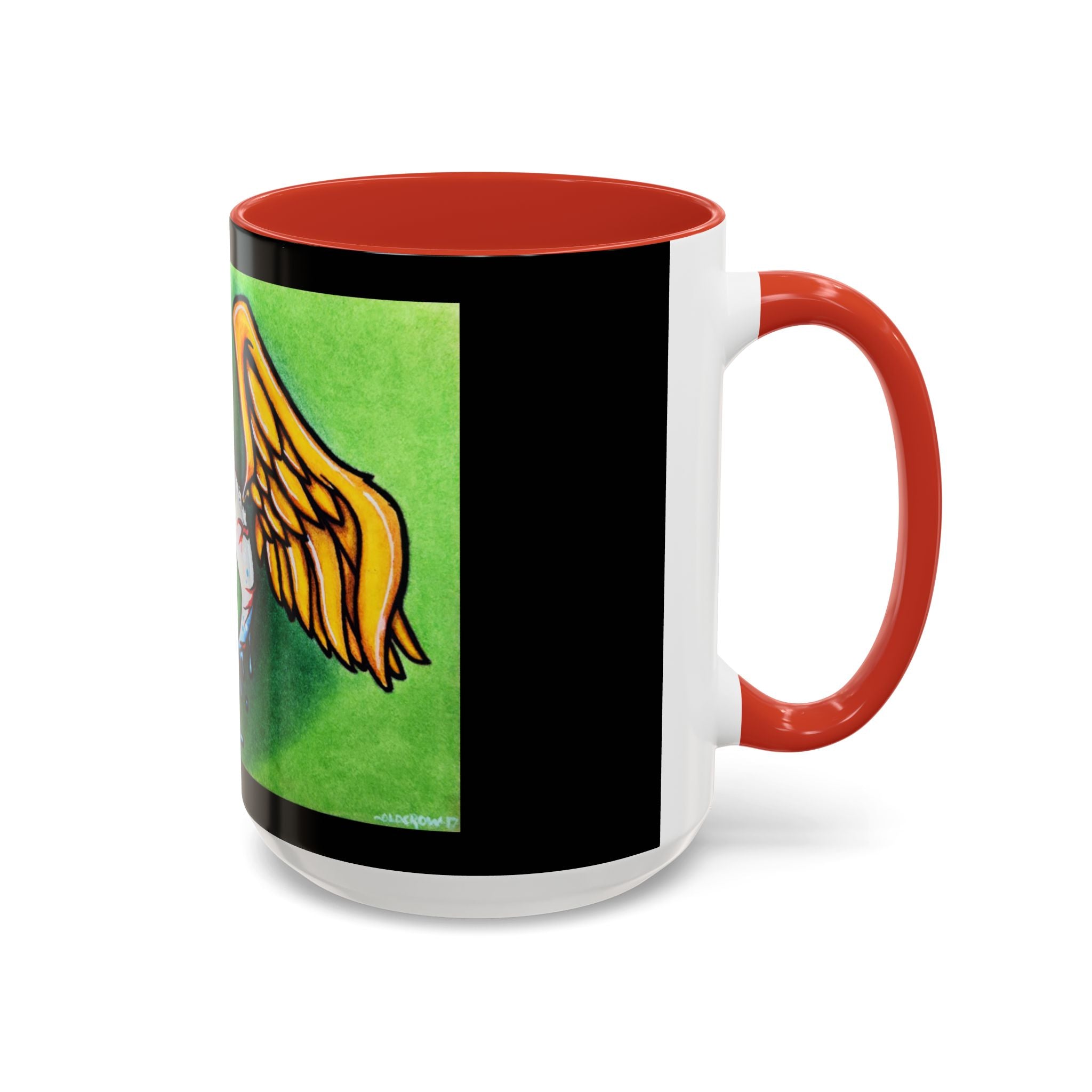 28 Whimsical Gothic Winged Eye Coffee Mug