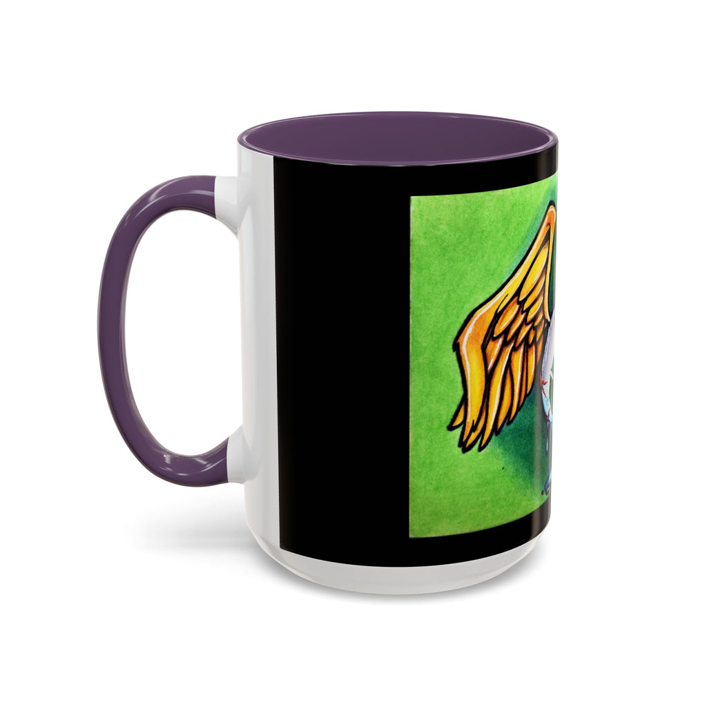 28 Whimsical Gothic Winged Eye Coffee Mug