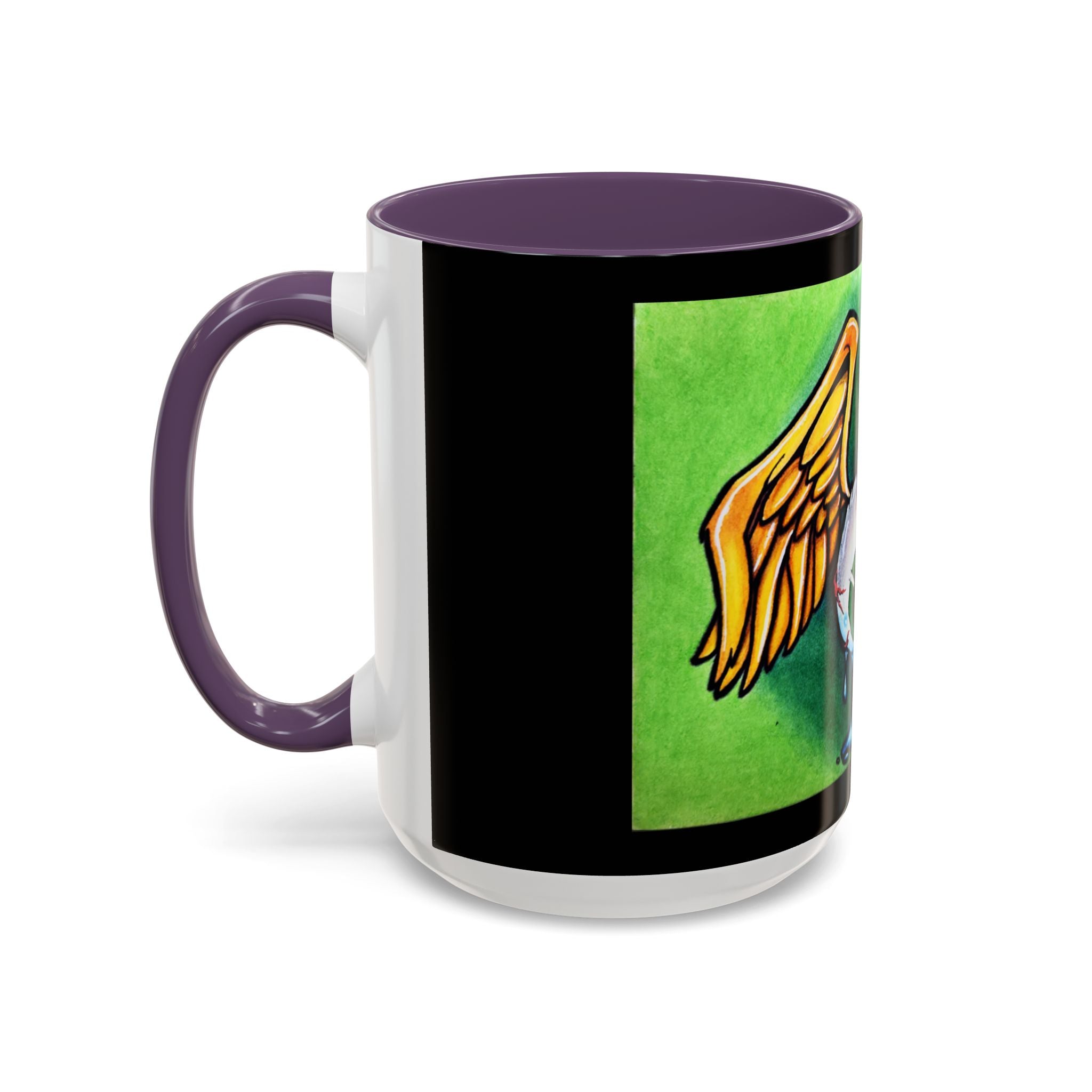 28 Whimsical Gothic Winged Eye Coffee Mug