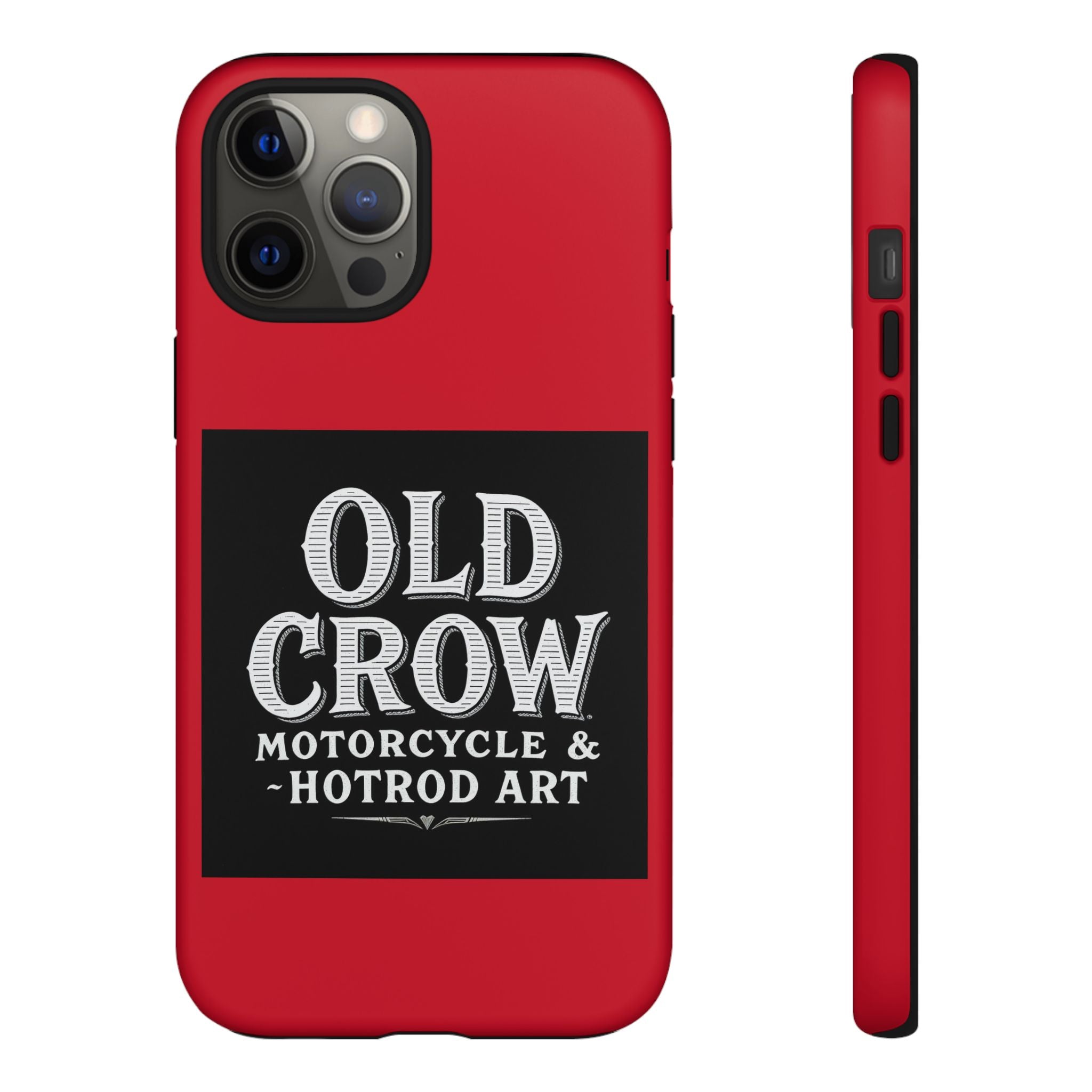 Classic Old Crow Garage Typography Cases