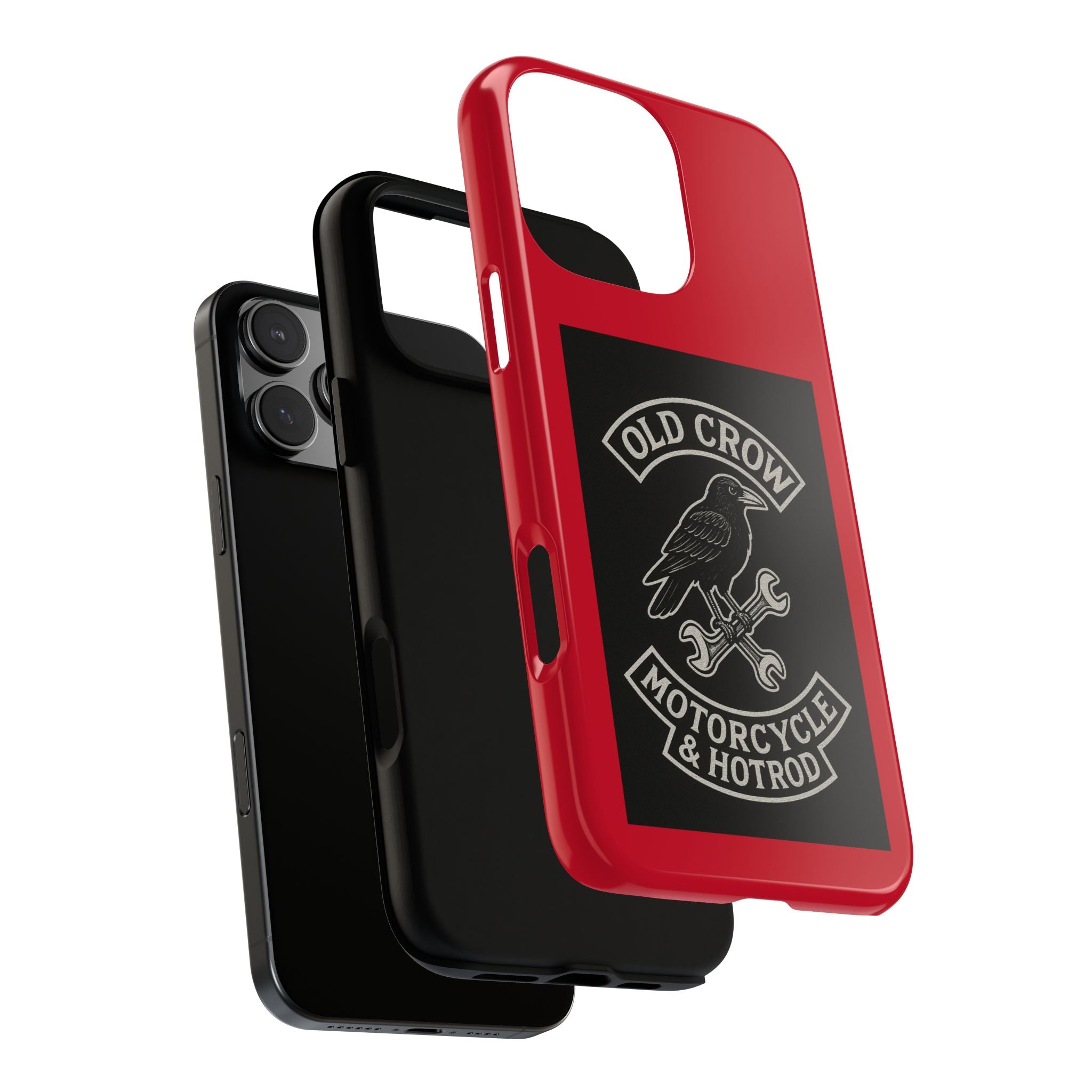 Old Crow Garage Retro Hotrod Rider Cases
