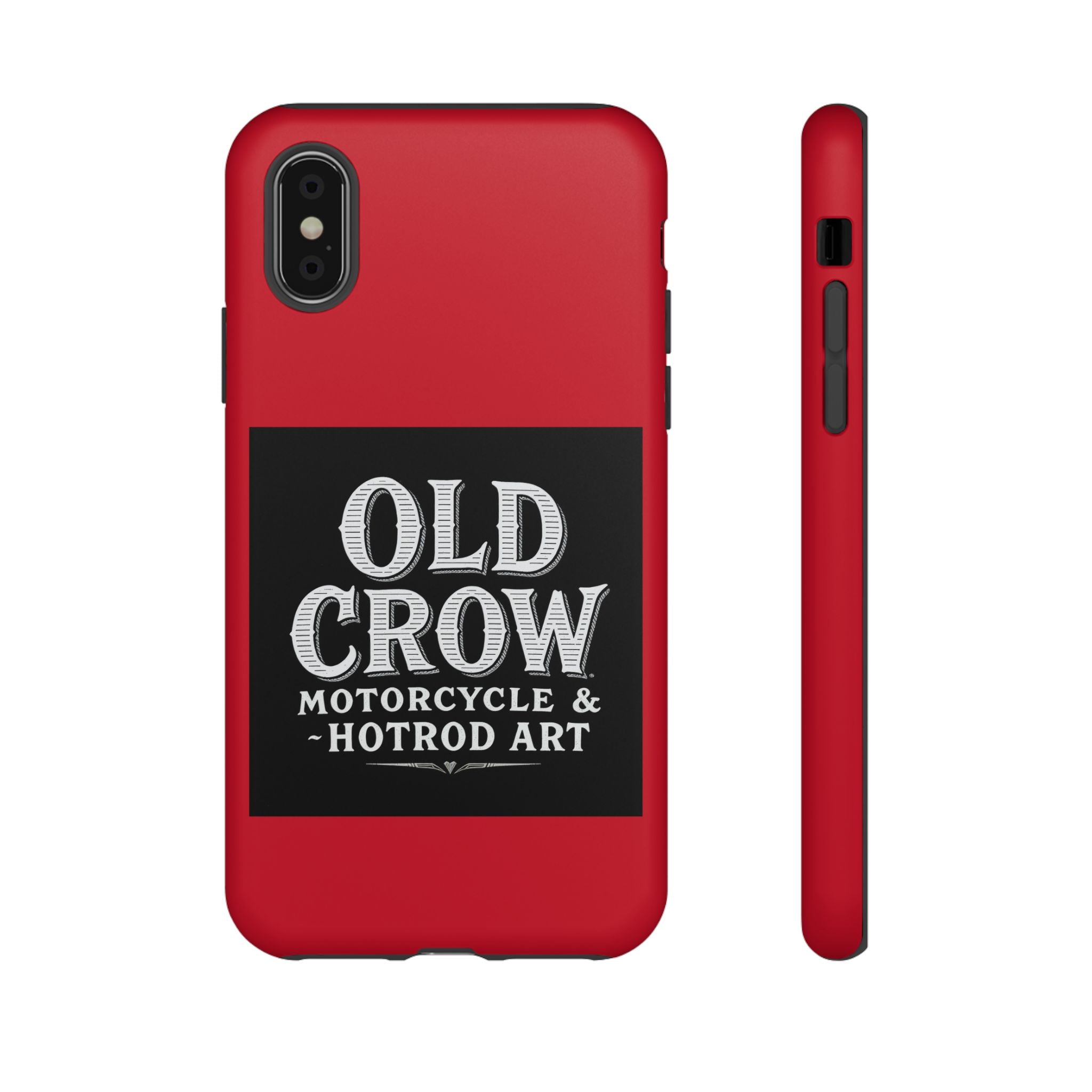 Classic Old Crow Garage Typography Cases