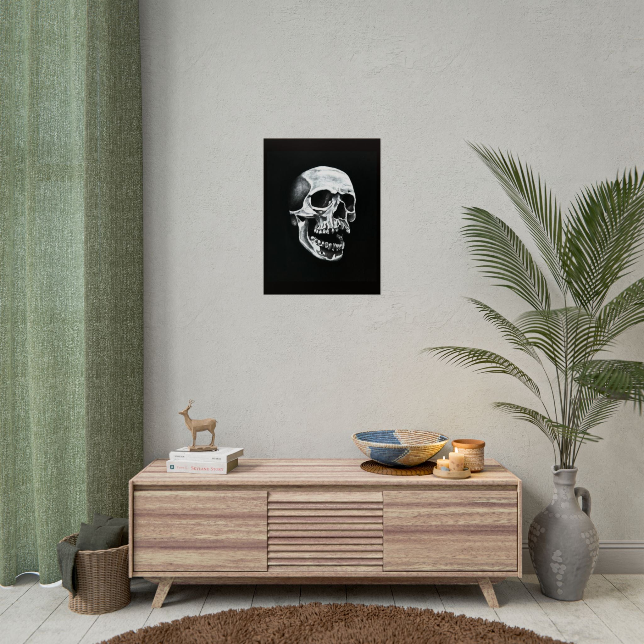 Skull Art Rolled Posters