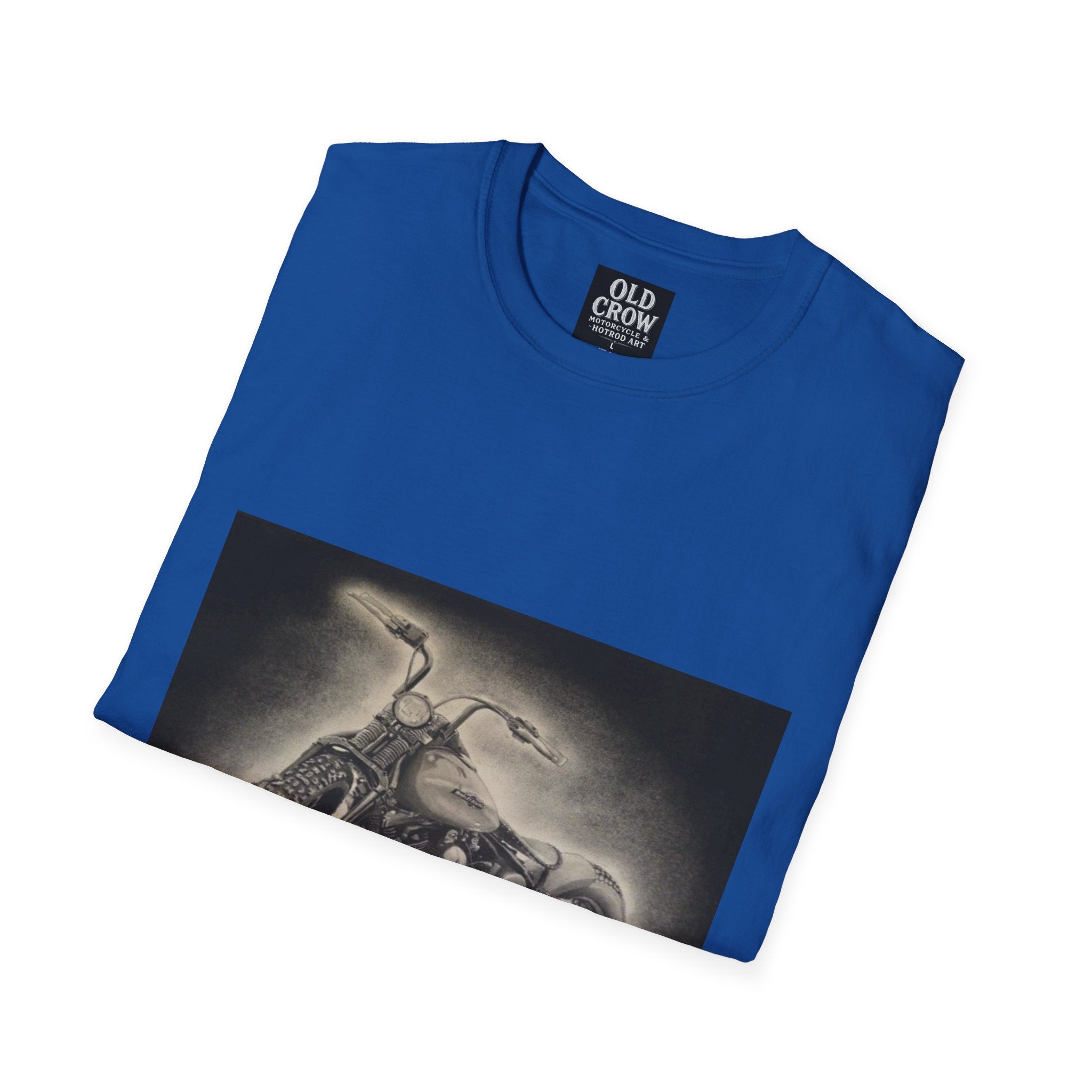 Custom Bobber Bike Canvas T-Shirt
