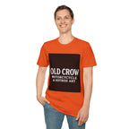 Old Crow Motorcycle & Hotrod Art  T-Shirt