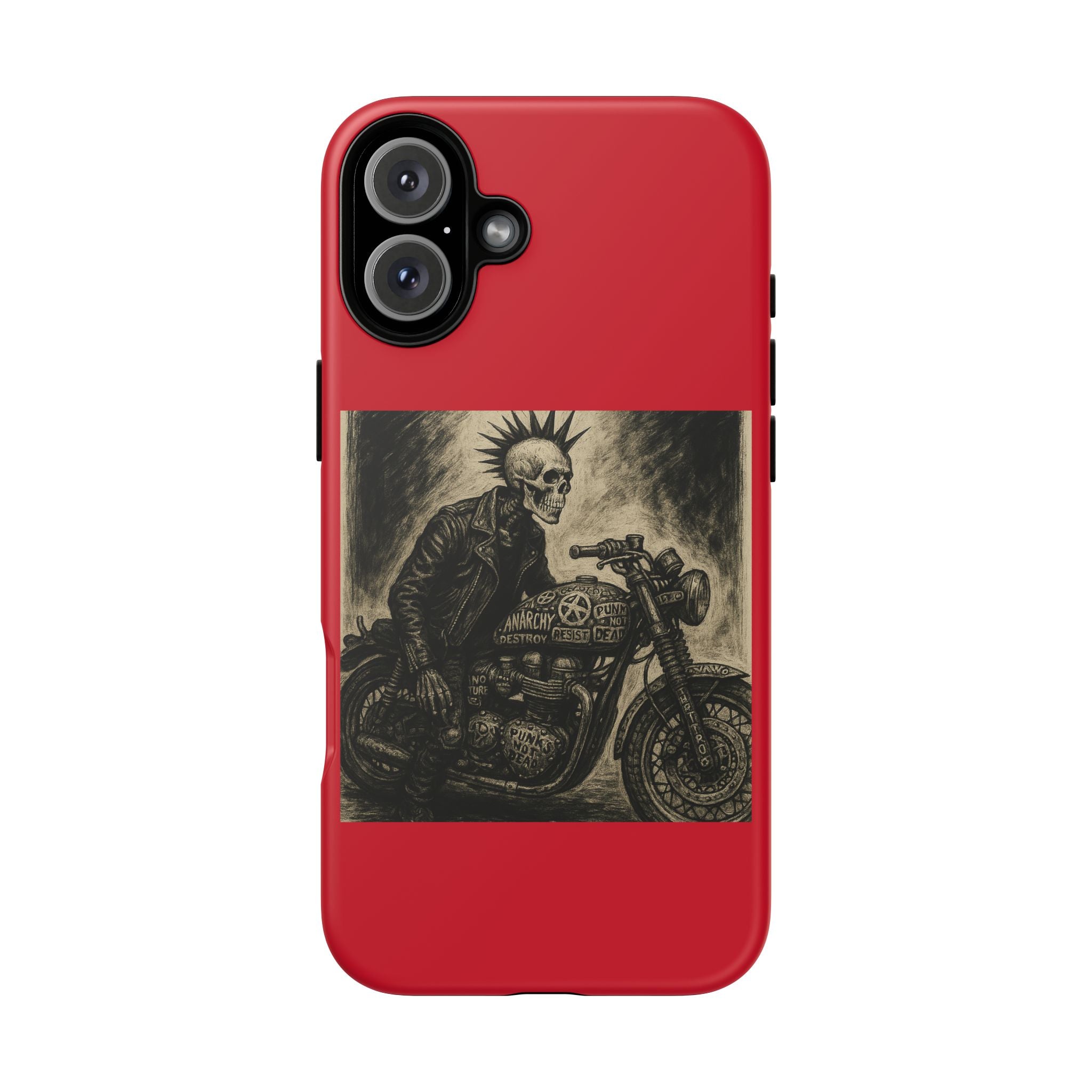Gothic Punk Biker Skeleton Cases