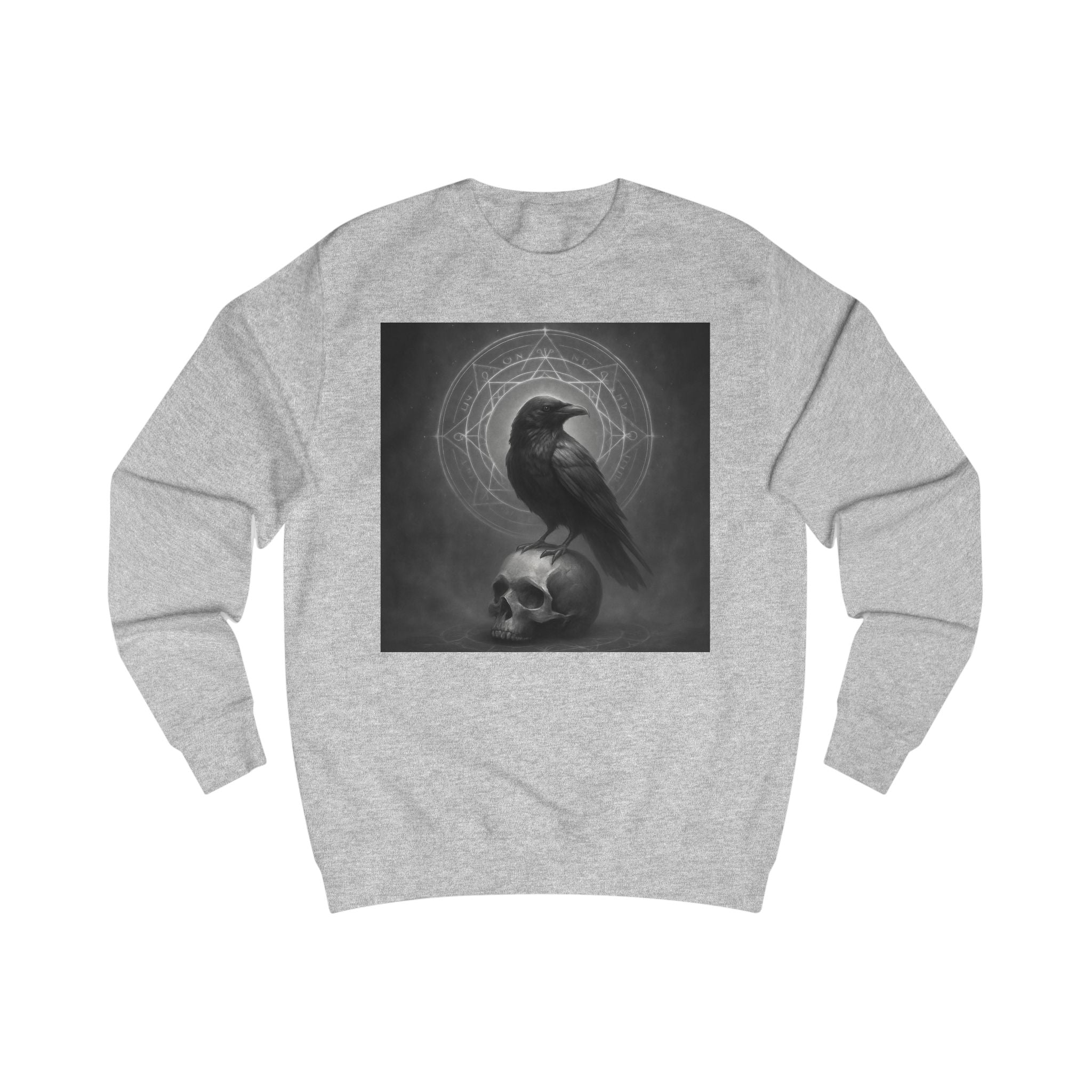 Occult Raven & Skull – Dark Art Sweatshirt