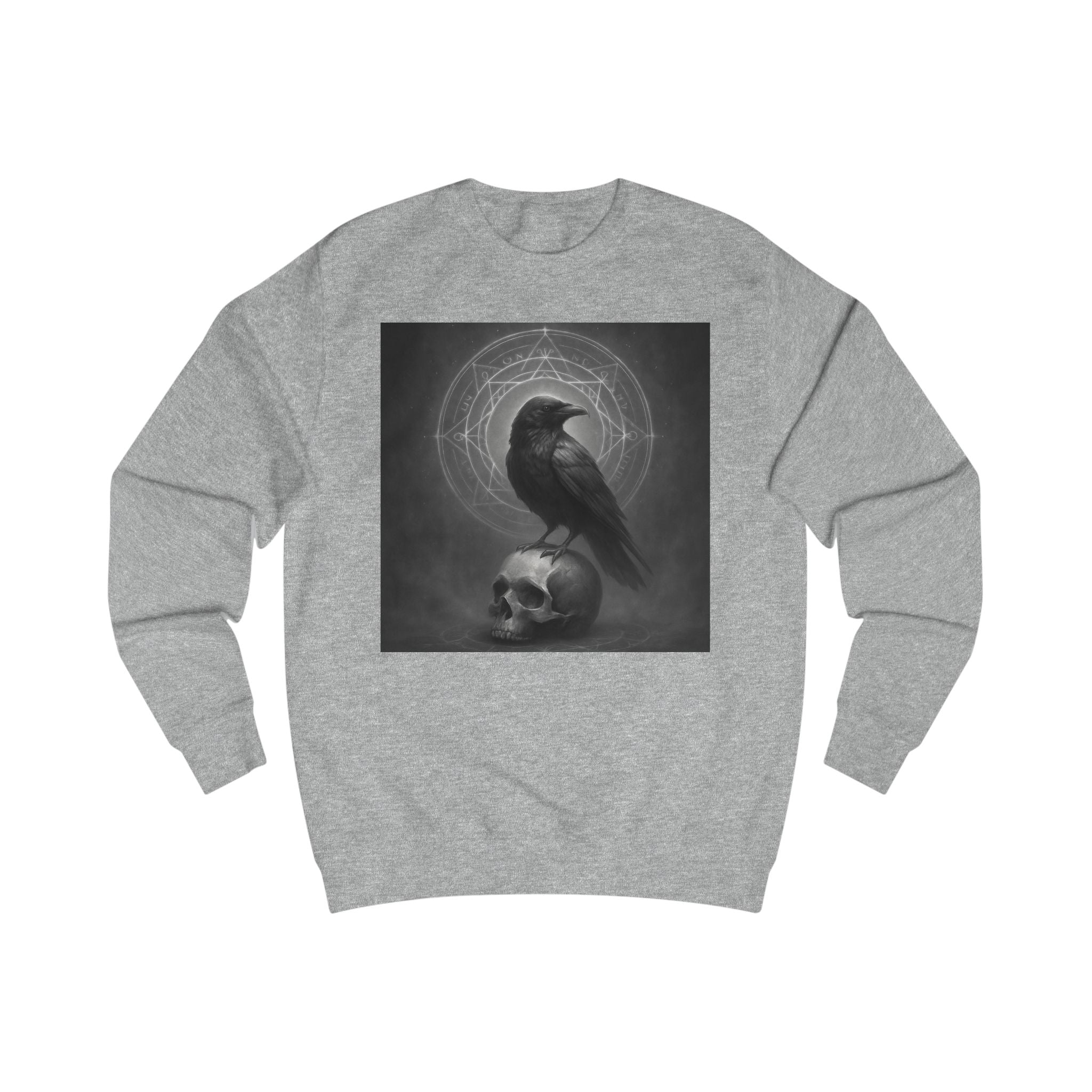 Occult Raven & Skull – Dark Art Sweatshirt