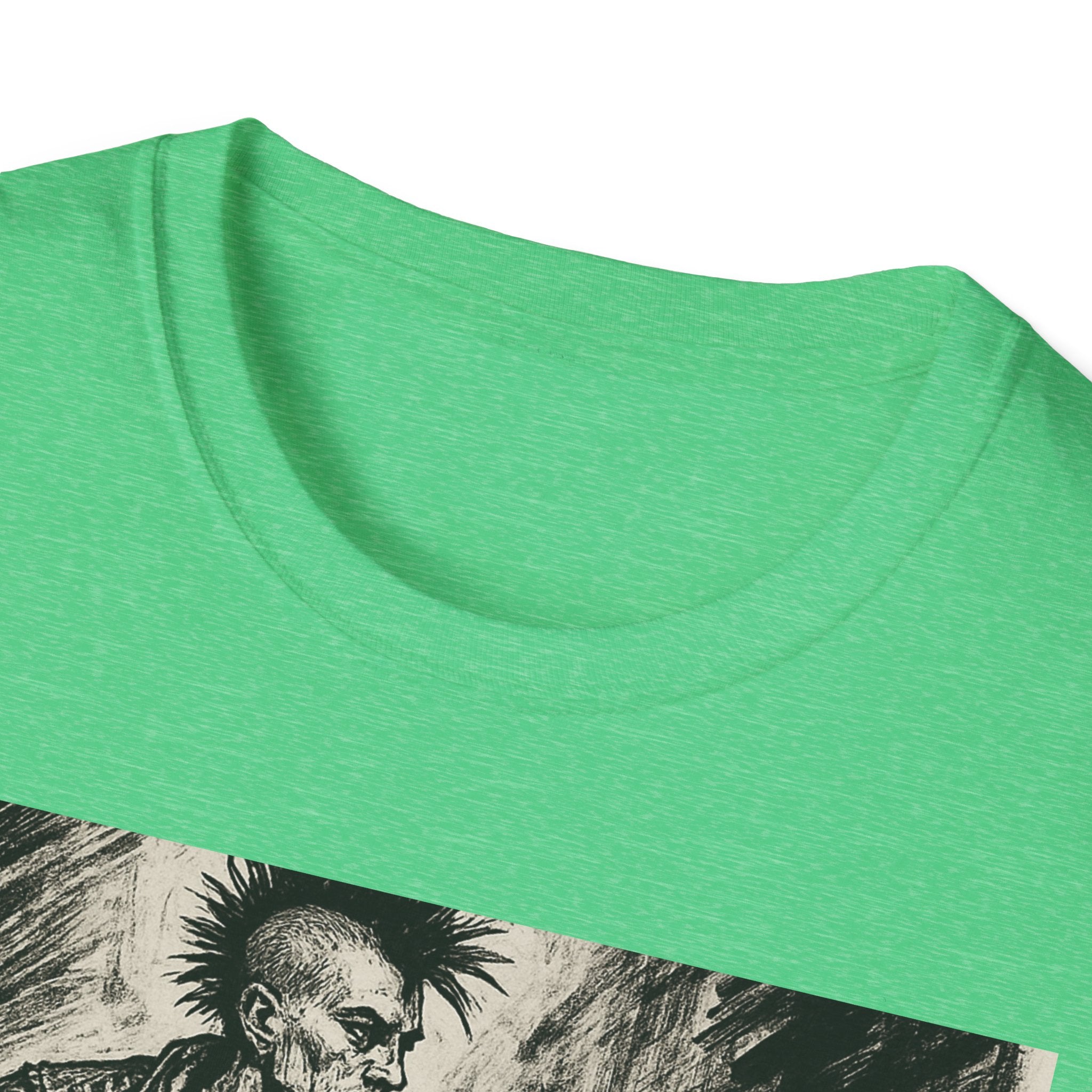Punk Biker Illustration T-Shirt