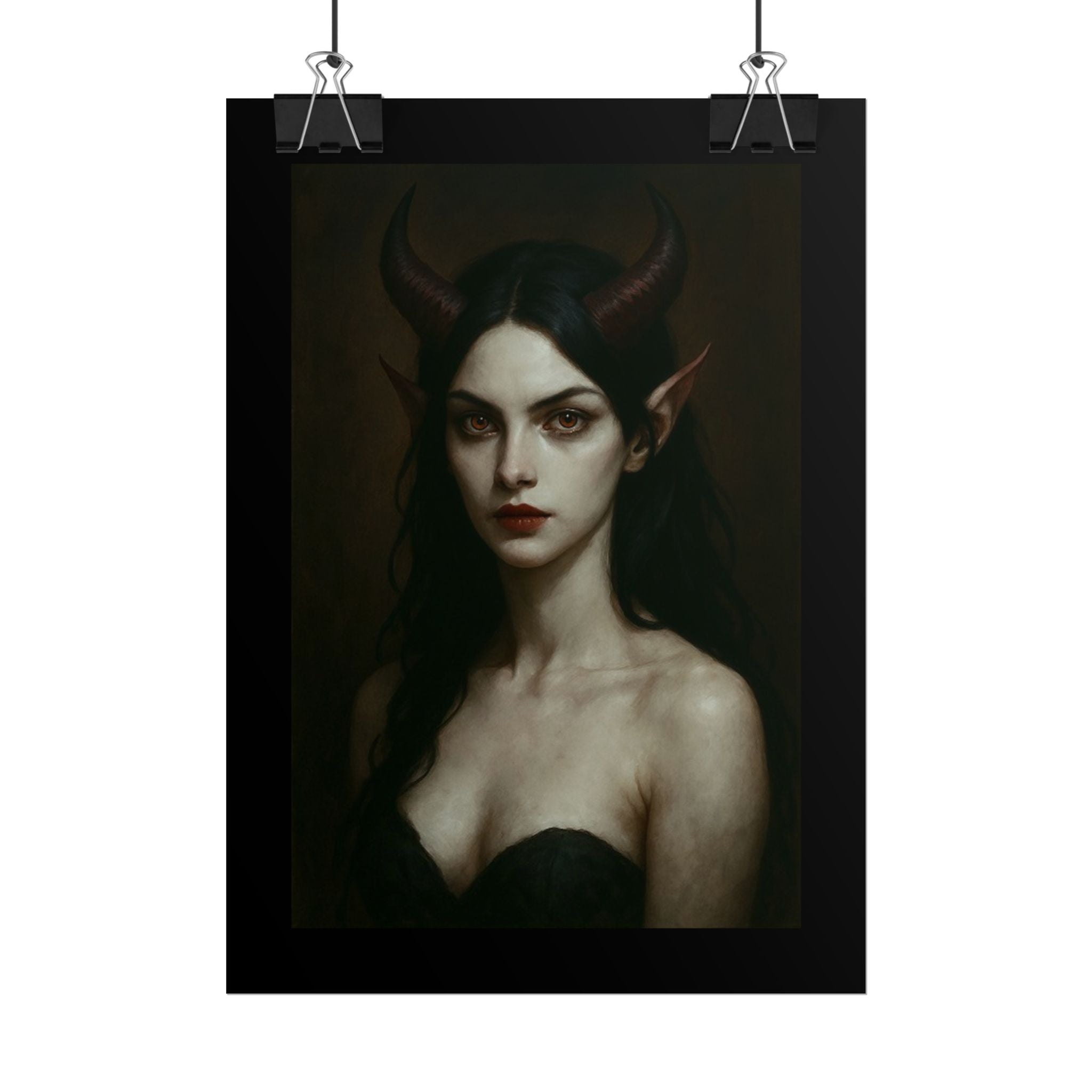 Gothic Art Rolled Posters, Dark Fantasy Wall Decor