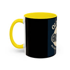 4 Old Crow Motorcycle Art Coffee Mug