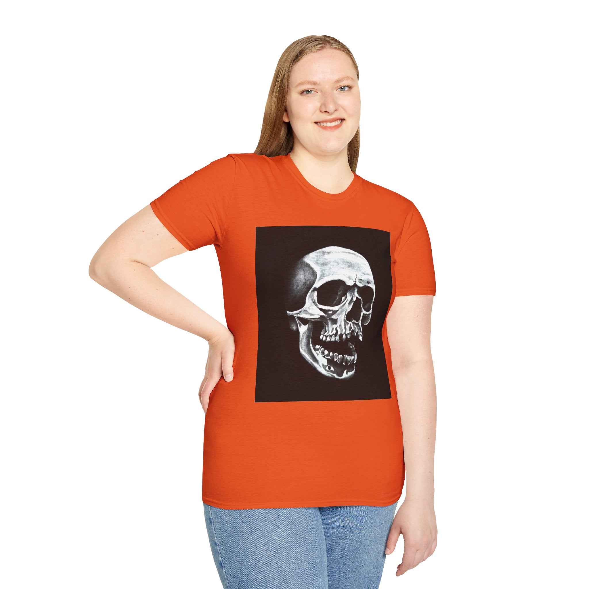 Skull of Shadows Softstyle T-Shirt, classic skull