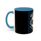 4 Old Crow Motorcycle Art Coffee Mug