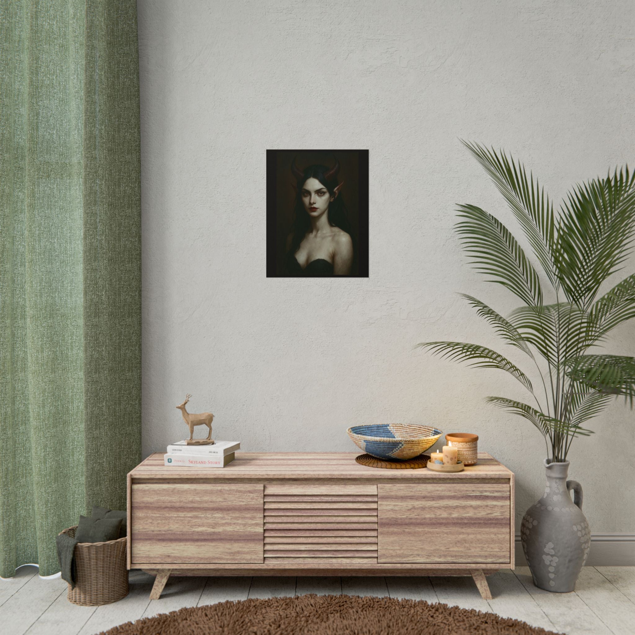 Gothic Art Rolled Posters, Dark Fantasy Wall Decor