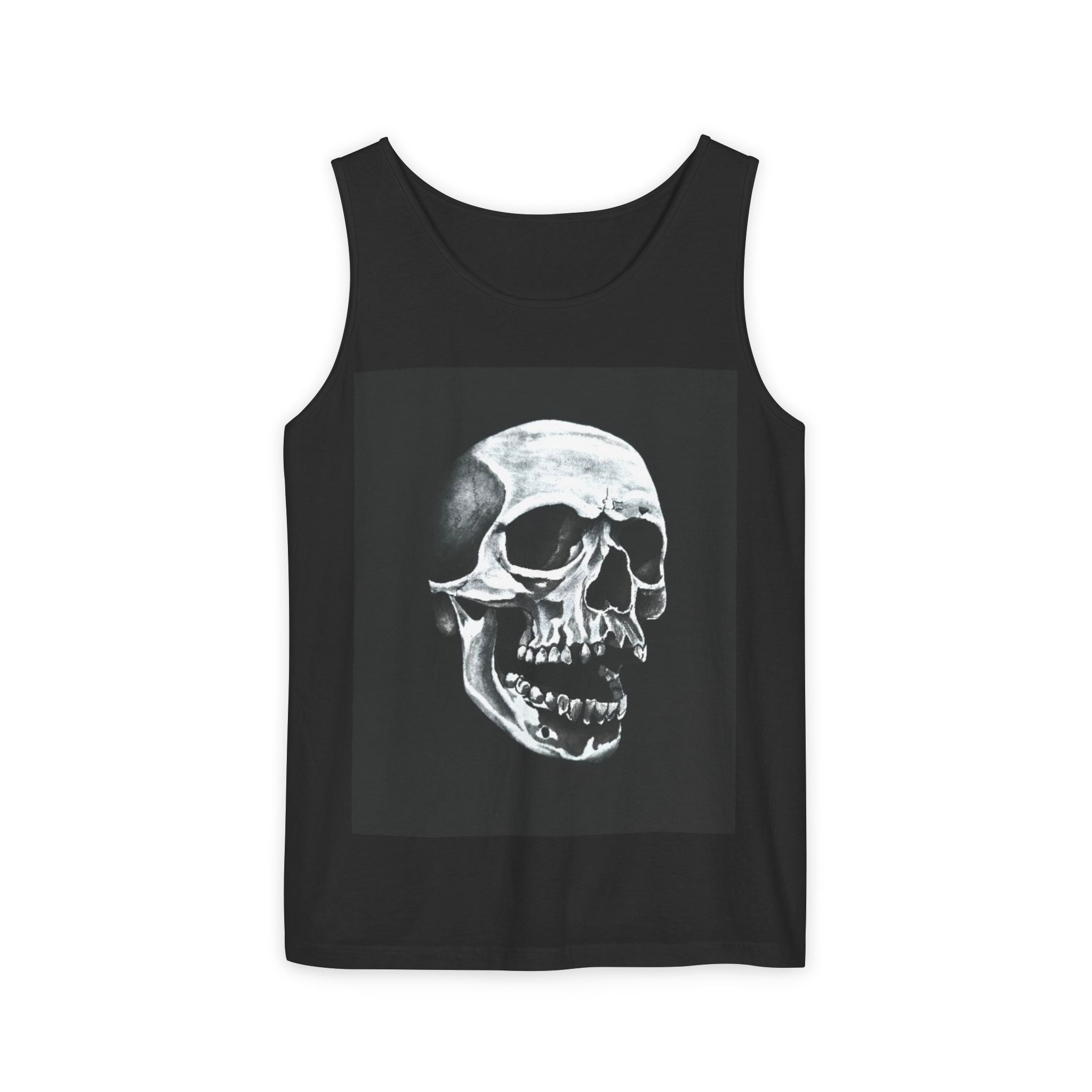 Shadowed Skull Tank Top