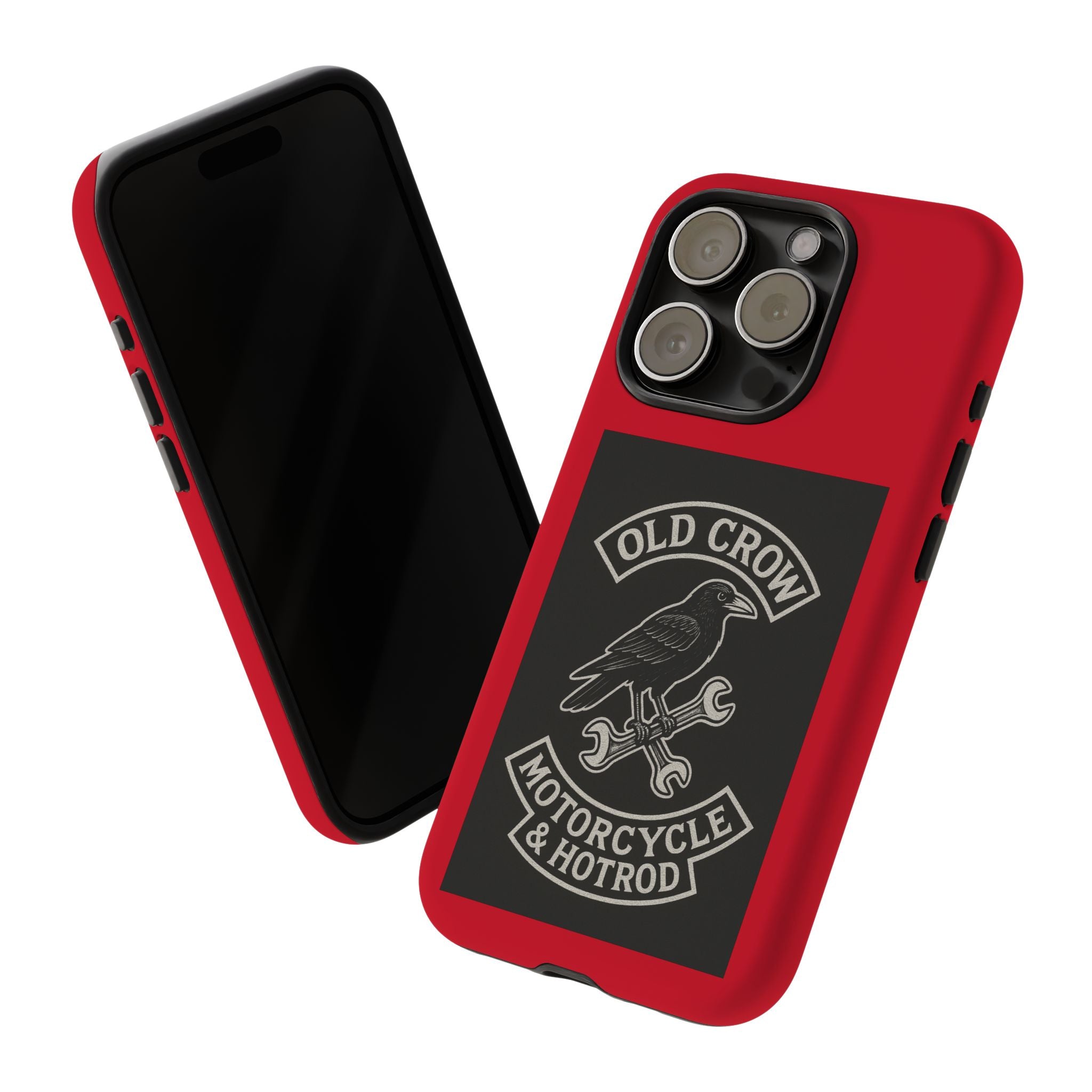 Old Crow Garage Retro Hotrod Rider Cases