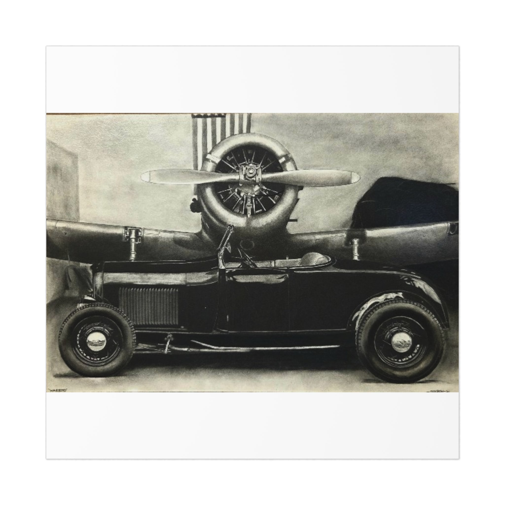 Vintage Car Art Print