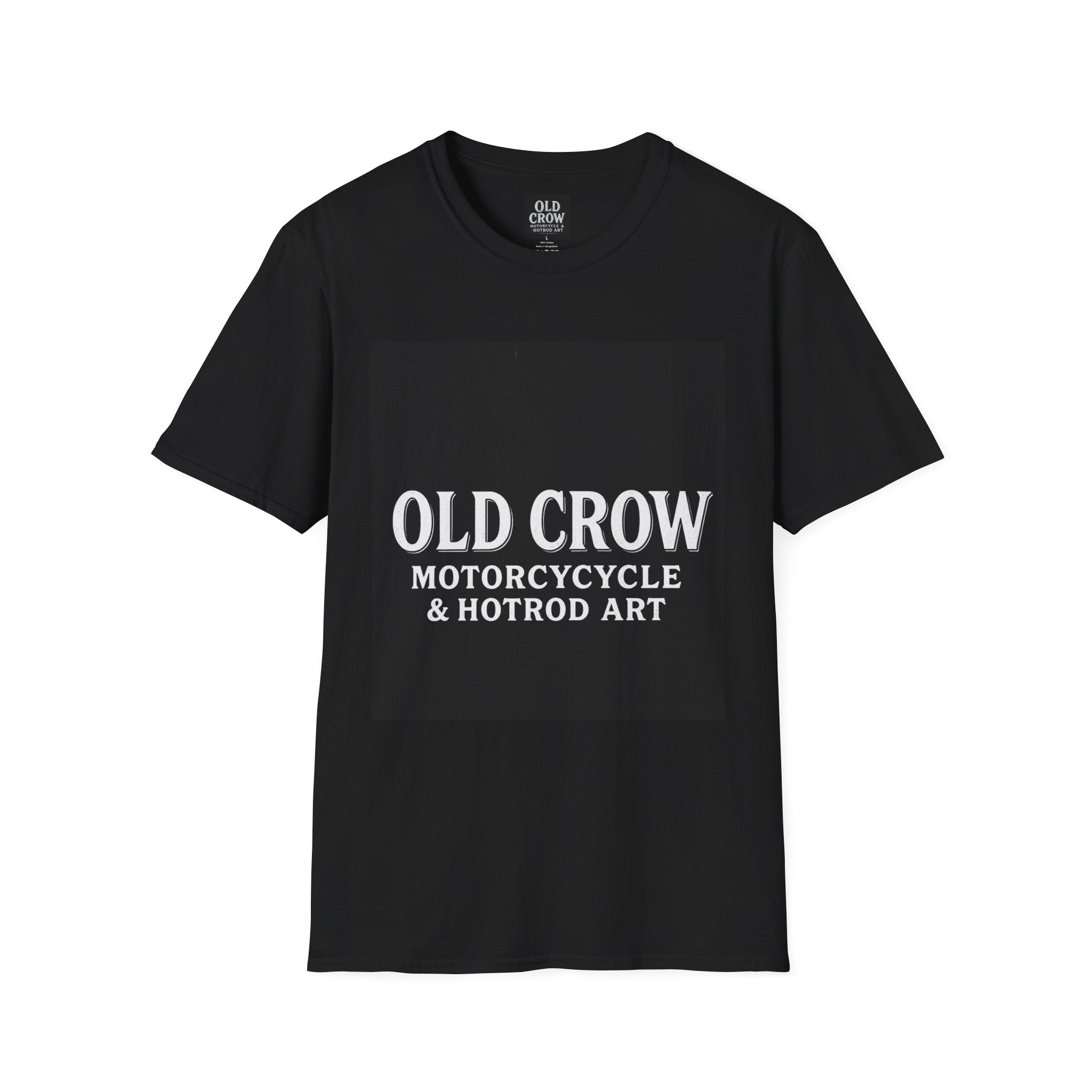 Old Crow Motorcycle & Hotrod Art  T-Shirt