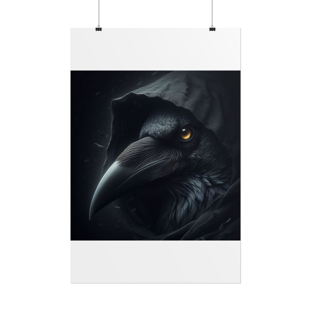 Dark Raven Hooded Rolled Poster