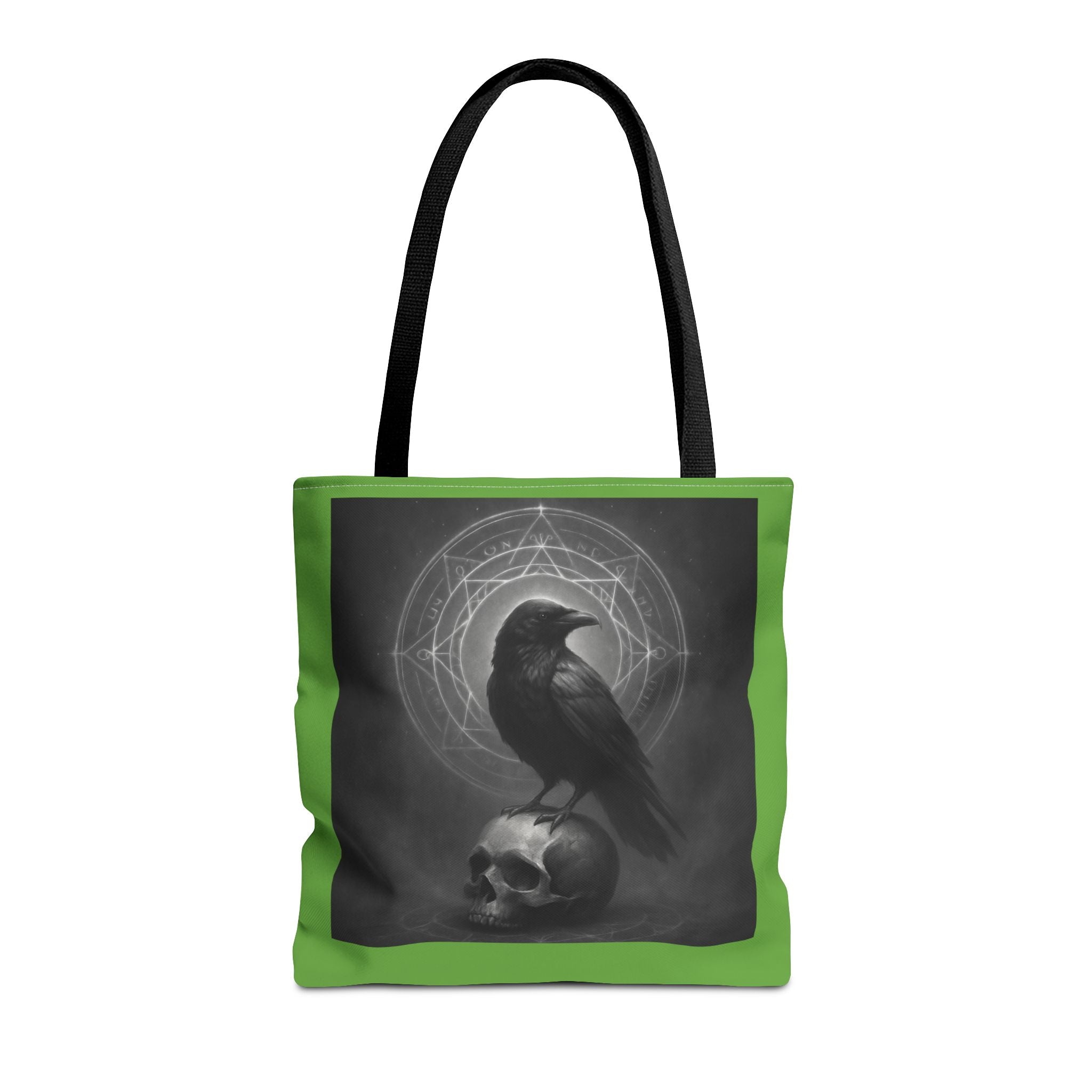 Black Raven & Skull Magic  Tote Bag