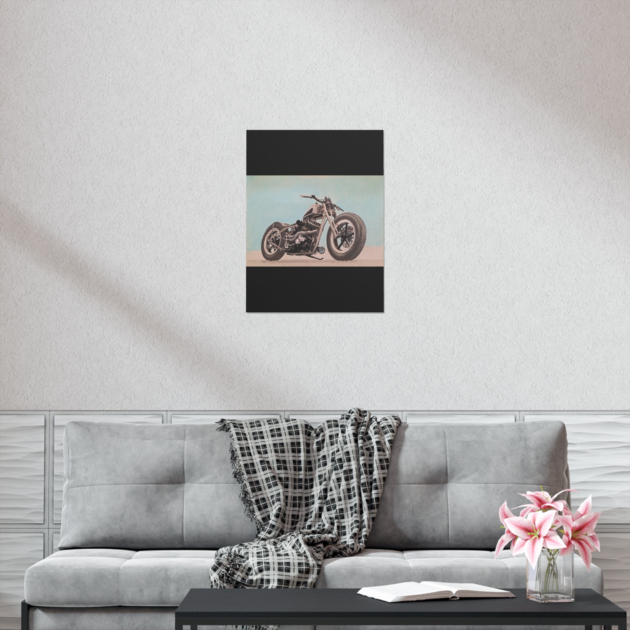 Chopper Soul, Open Sky Motorcycle Art Print