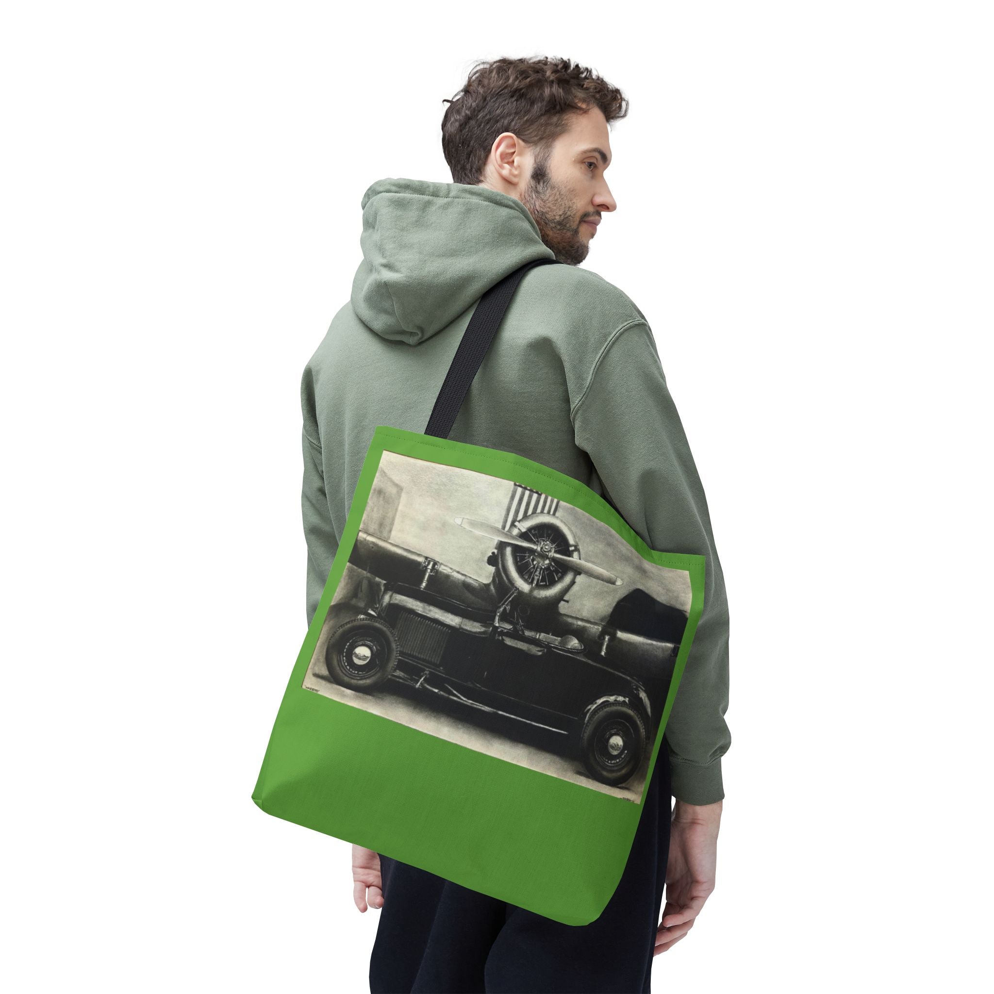 Wings Over Wheels Tote Bag