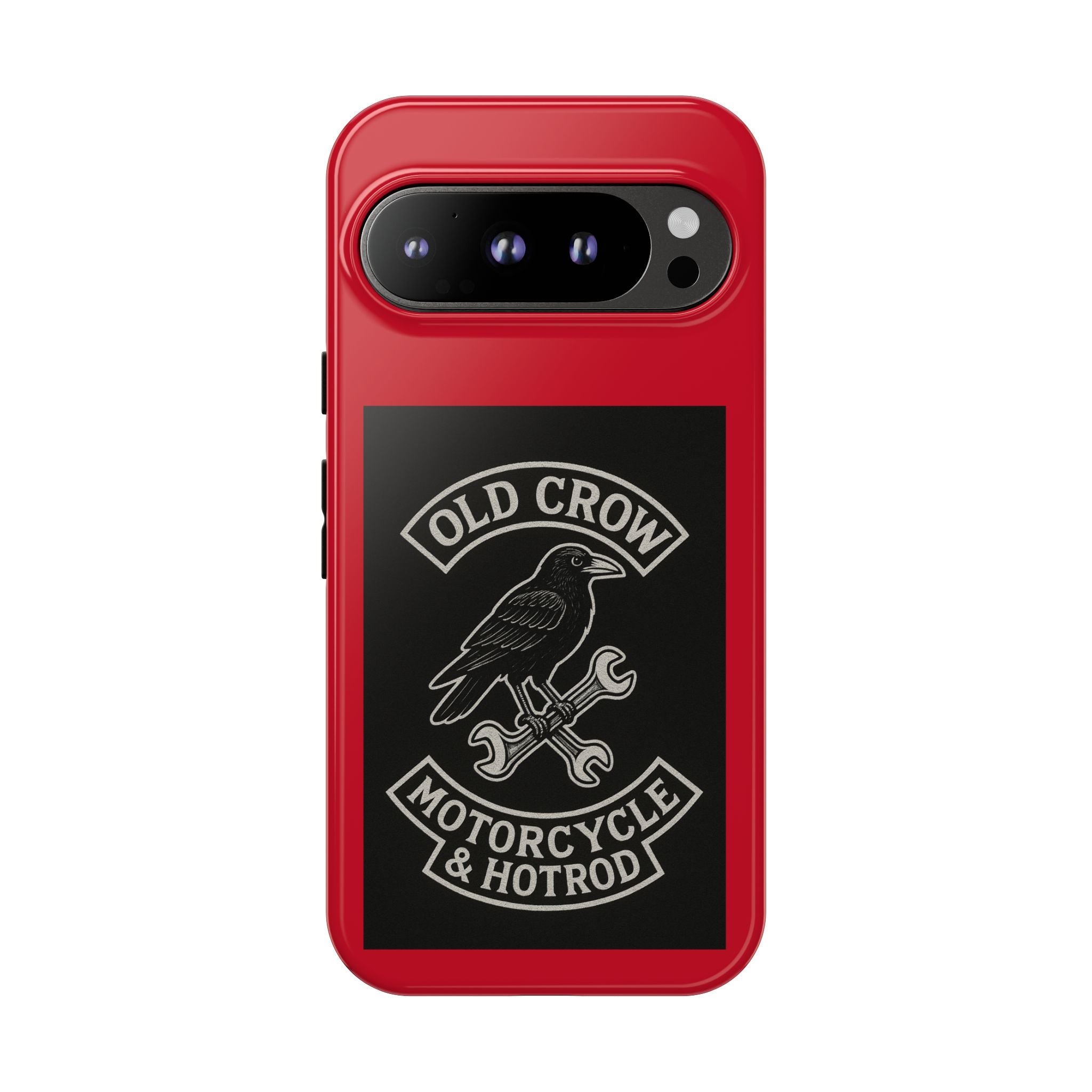 Old Crow Garage Retro Hotrod Rider Cases