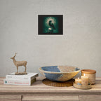 Mystical Raven Art Poster | Dark Aesthetic Wall Decor for Home