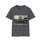 Speed & Sky Softstyle T-Shirt, WW2 Airplane, Hotrod Roadster