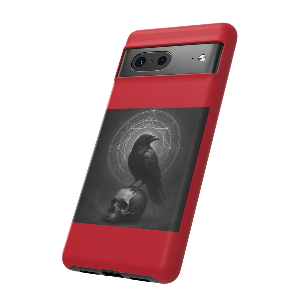 Occult Raven Sigil & Skull Art Cases