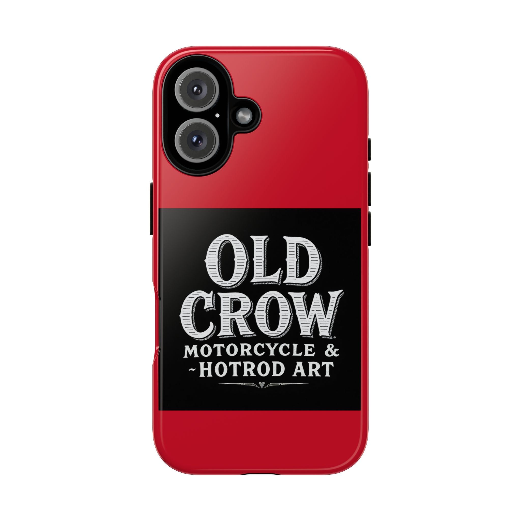 Classic Old Crow Garage Typography Cases