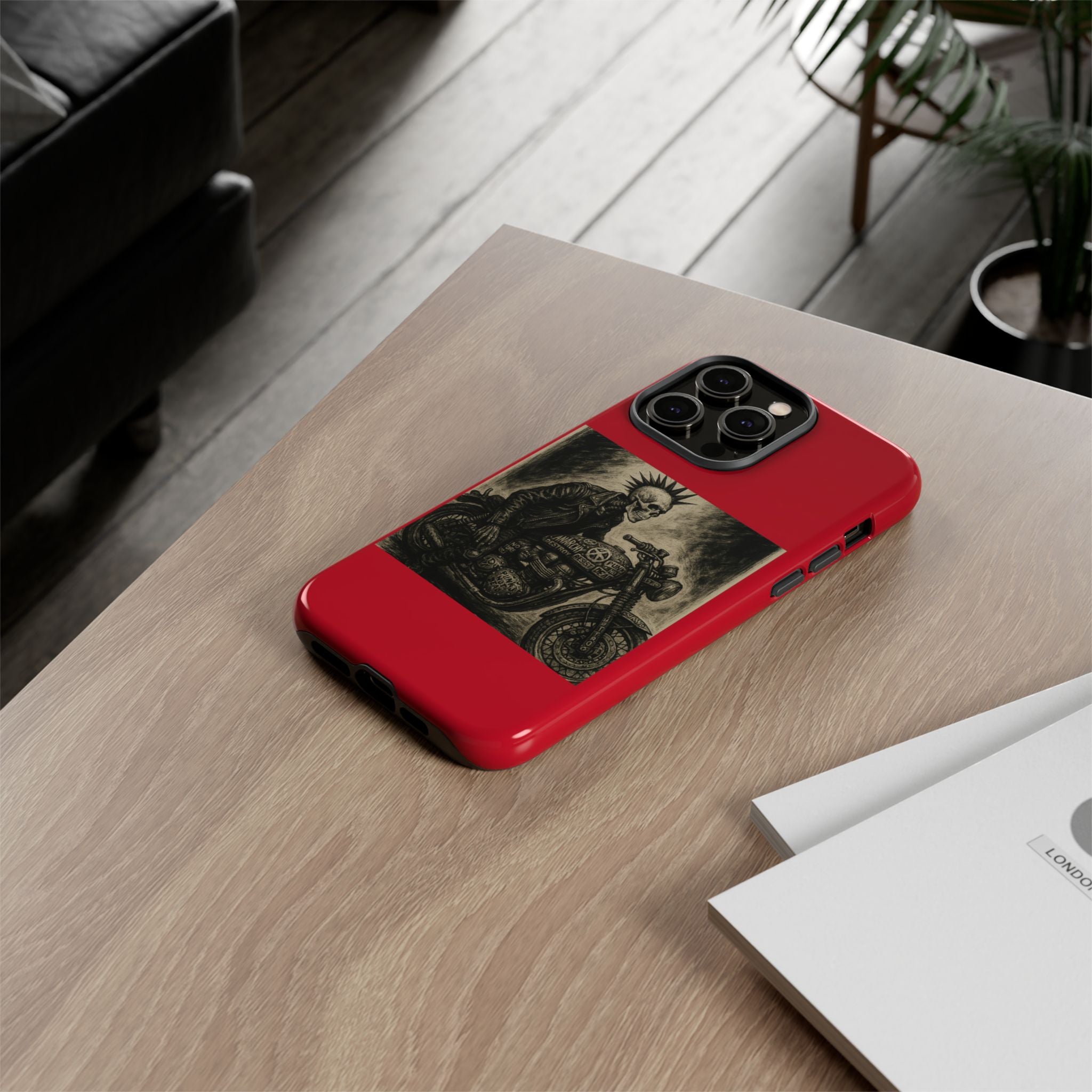 Gothic Punk Biker Skeleton Cases