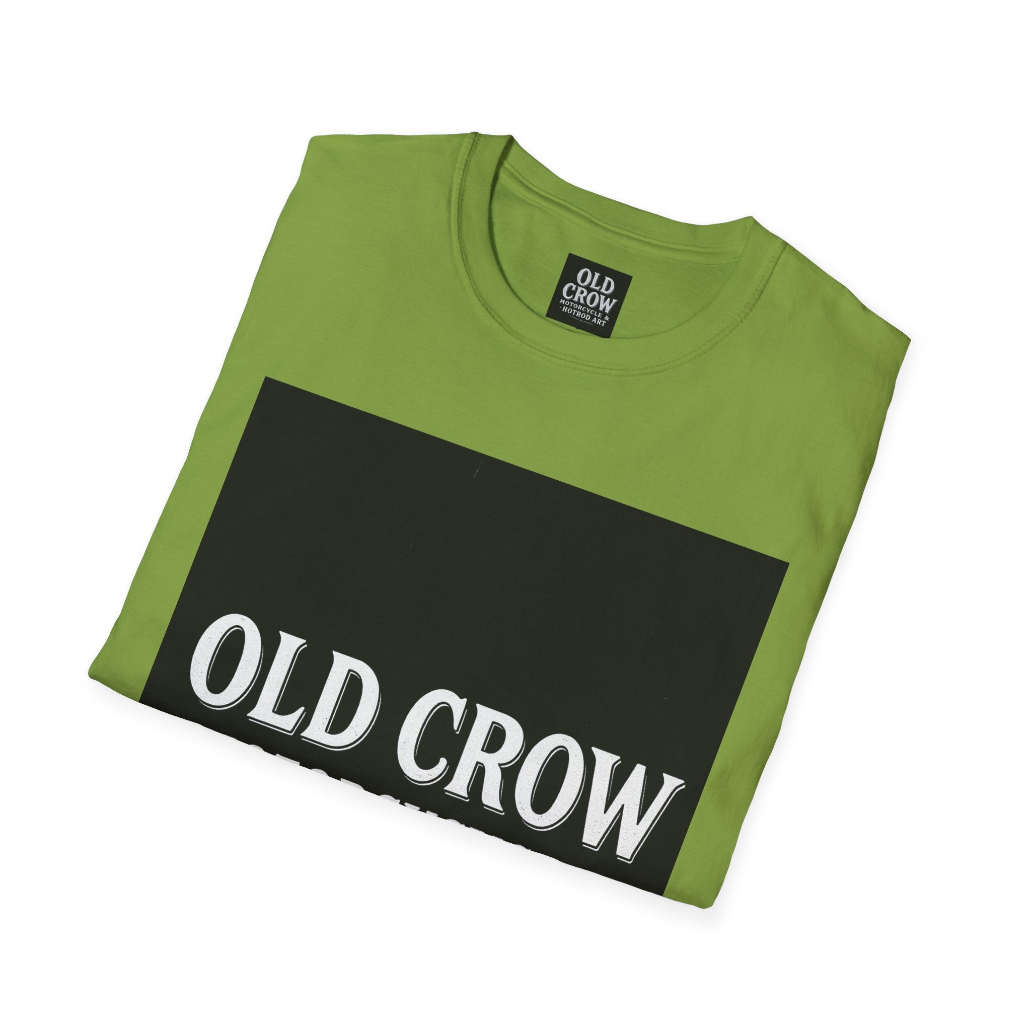 Old Crow Motorcycle & Hotrod Art  T-Shirt