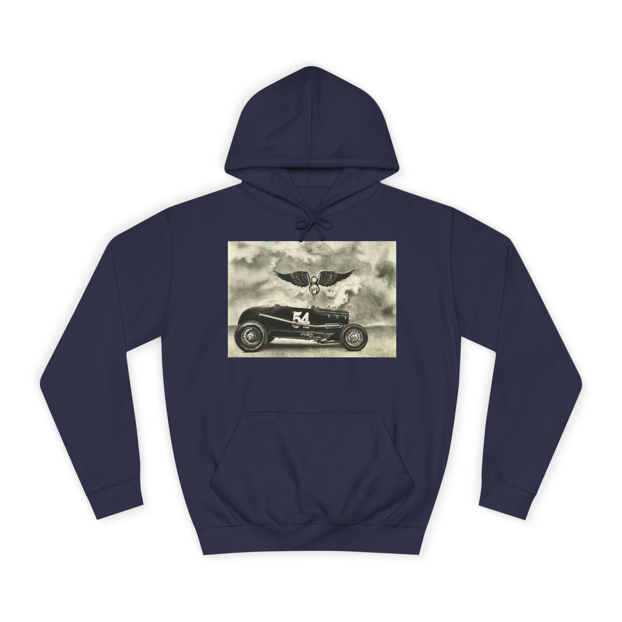 No. 54 Winged Hotrod Hoodie