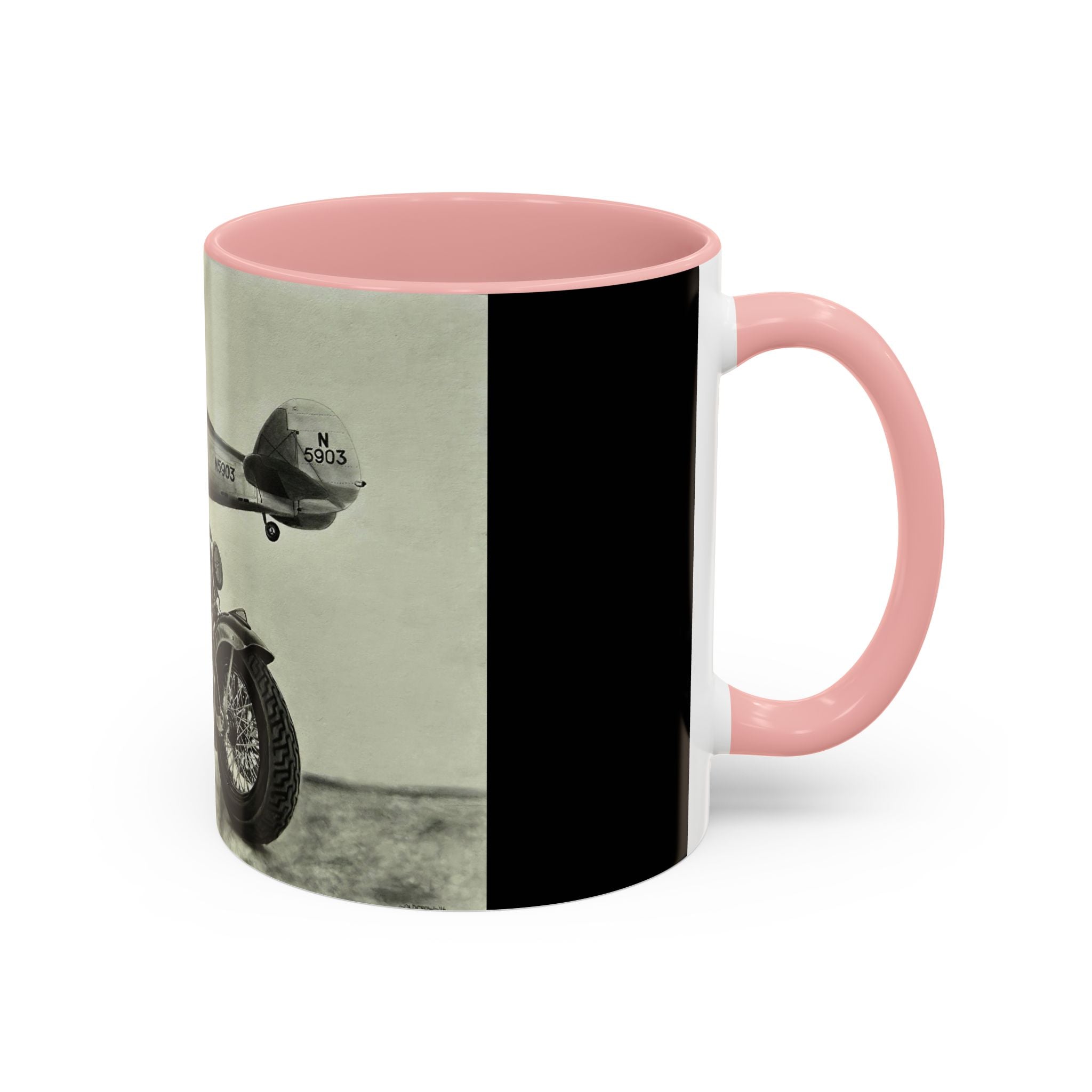 17 Retro Motorcycle & Airplane Coffee Mug