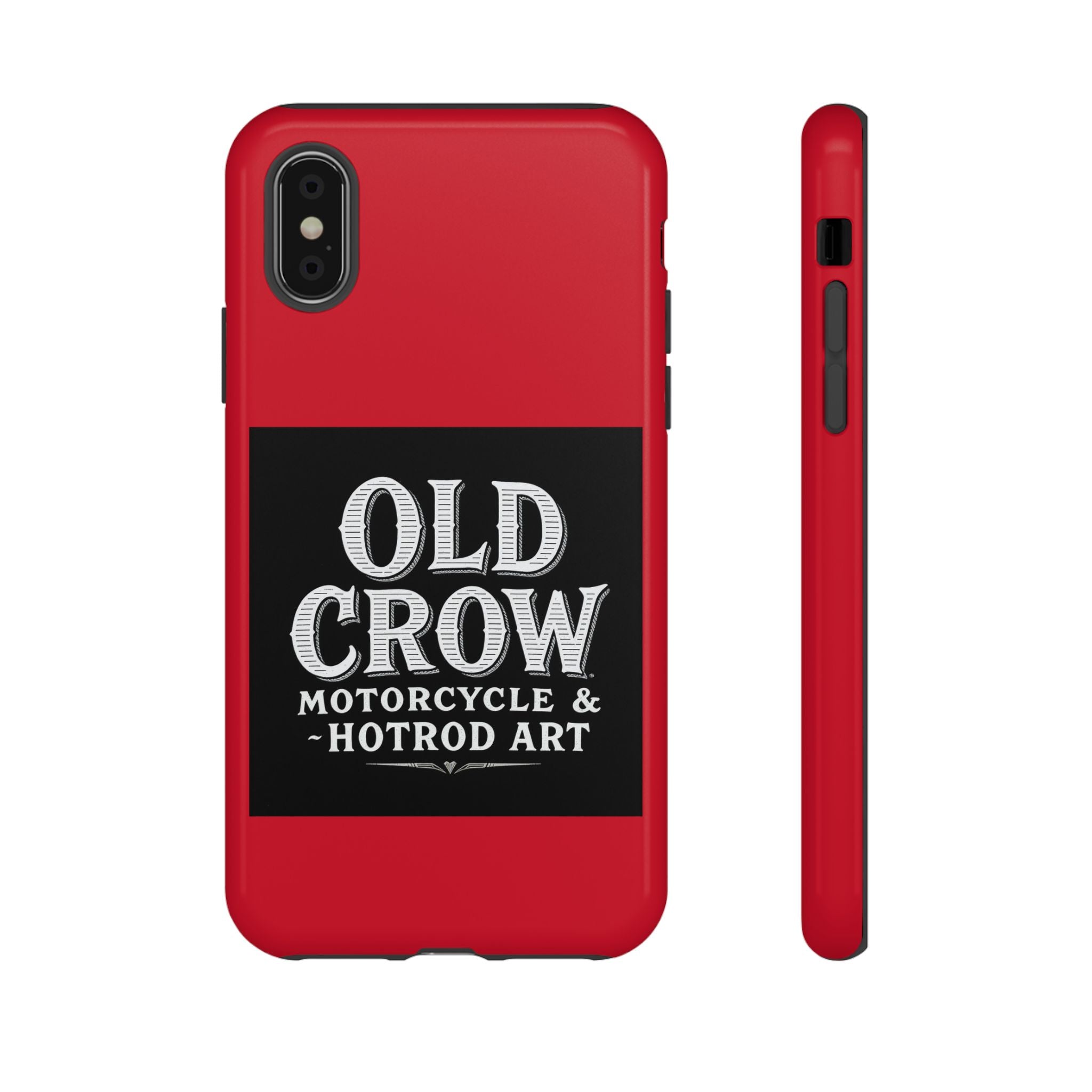 Classic Old Crow Garage Typography Cases