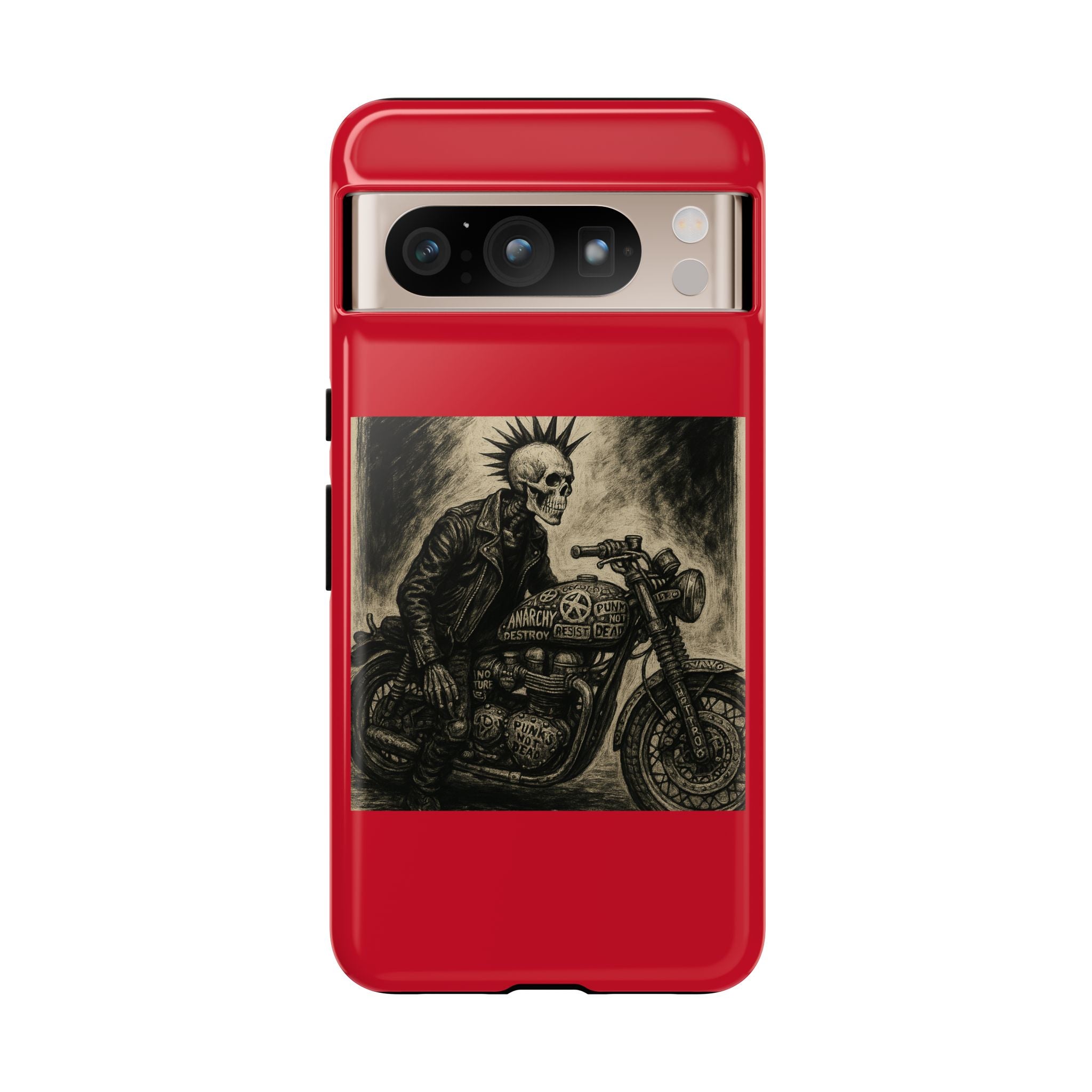 Gothic Punk Biker Skeleton Cases