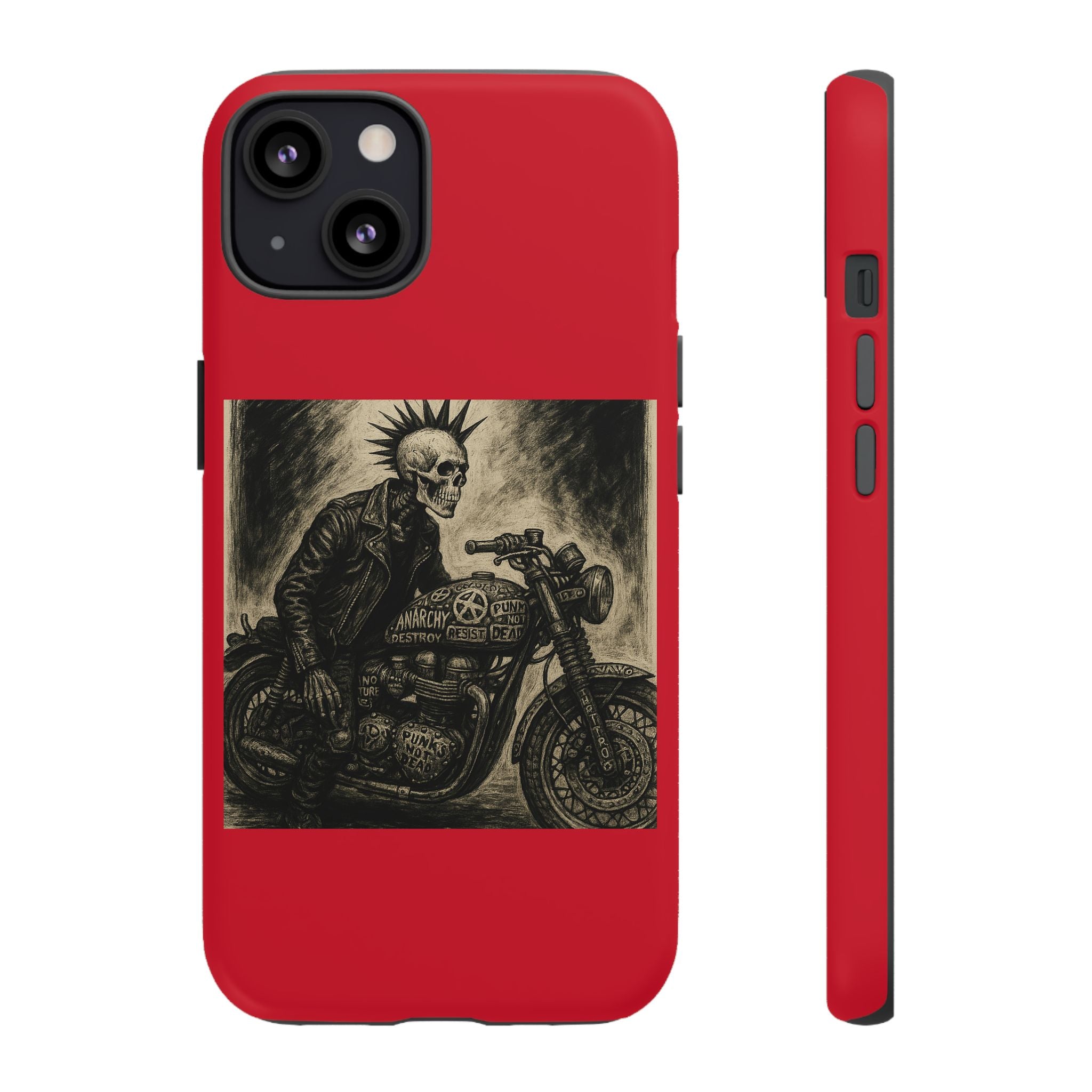 Gothic Punk Biker Skeleton Cases