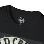 Old Crow Motorcycles Skull Emblem Patch T-Shirt