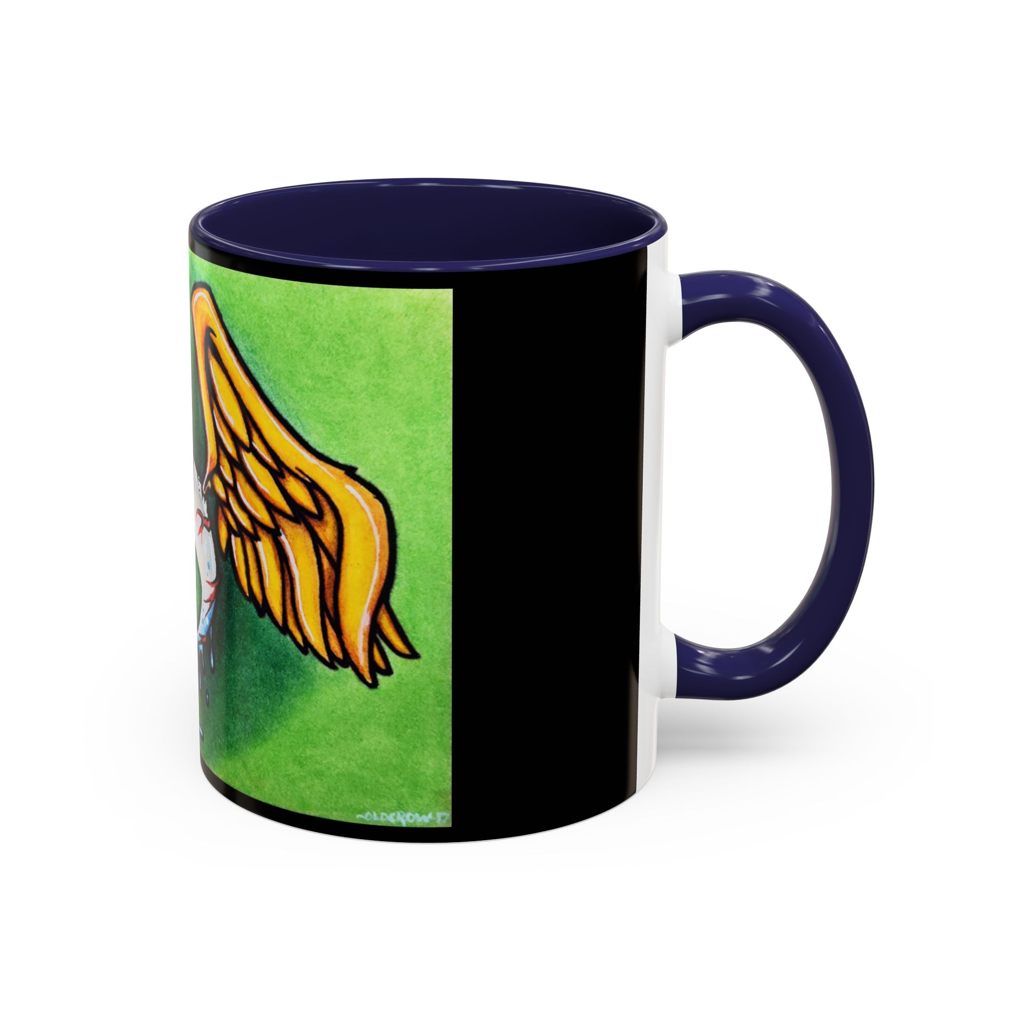 28 Whimsical Gothic Winged Eye Coffee Mug