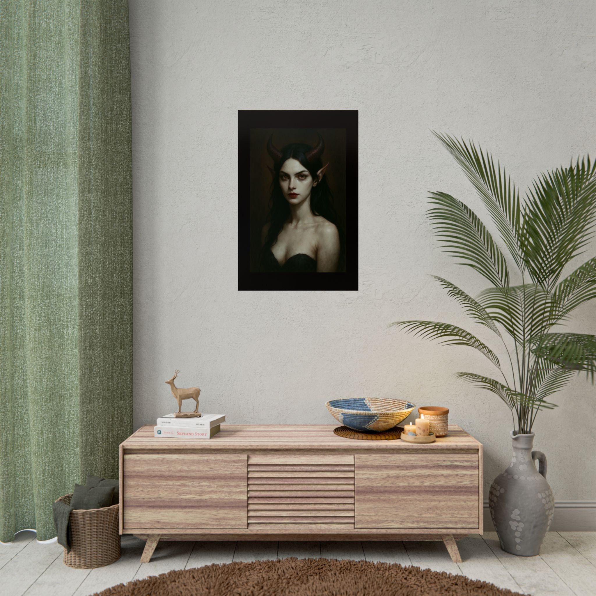 Gothic Art Rolled Posters, Dark Fantasy Wall Decor
